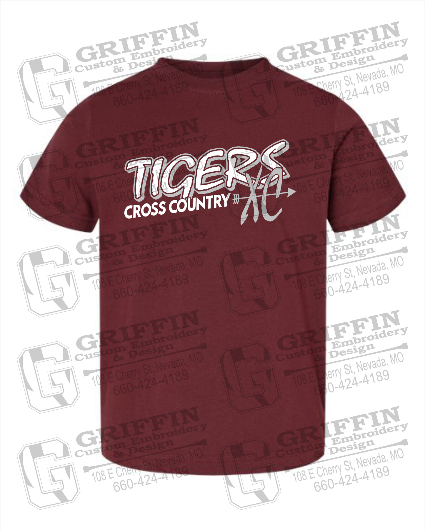Nevada Tigers 23-S Toddler/Infant T-Shirt - Cross Country