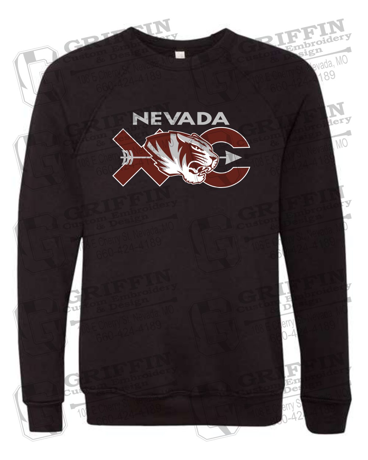 Sponge Fleece Sweatshirt - Cross Country - Nevada Tigers 23-T