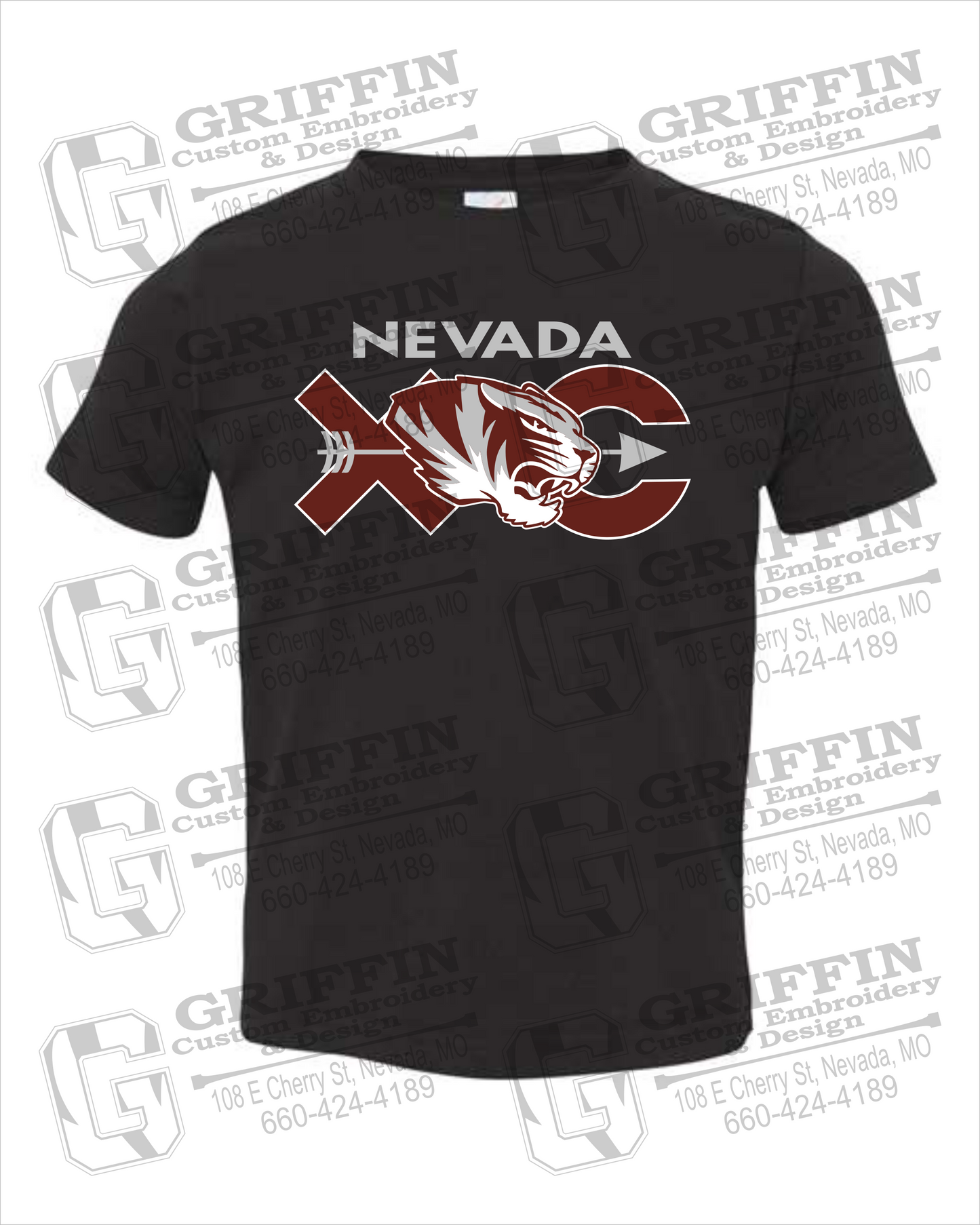 Nevada Tigers 23-T Toddler/Infant T-Shirt - Cross Country