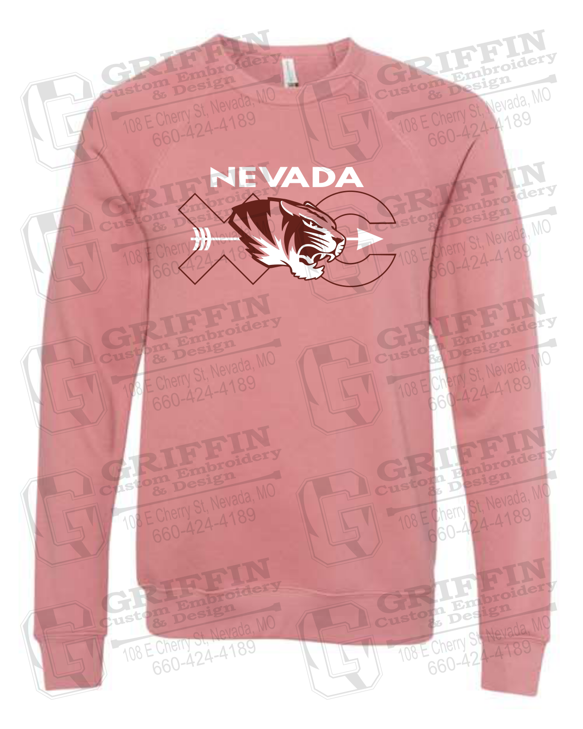 Sponge Fleece Sweatshirt - Cross Country - Nevada Tigers 23-T
