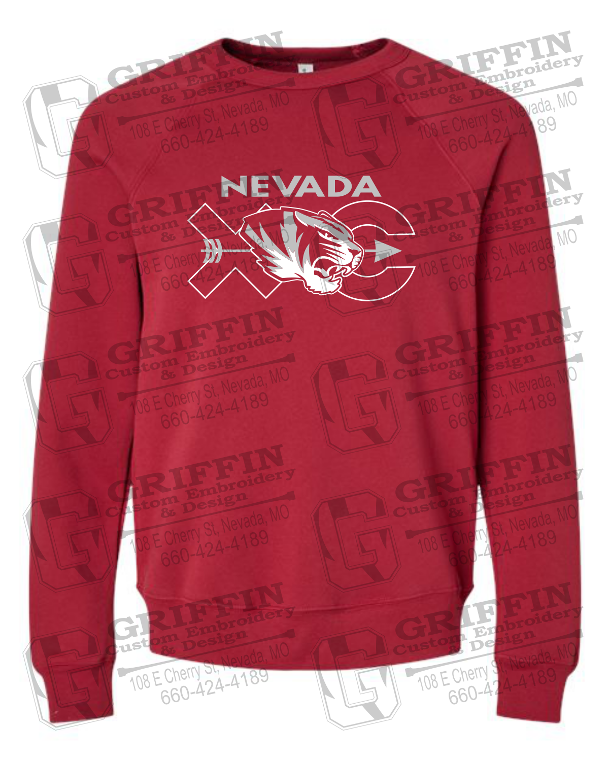 Sponge Fleece Sweatshirt - Cross Country - Nevada Tigers 23-T