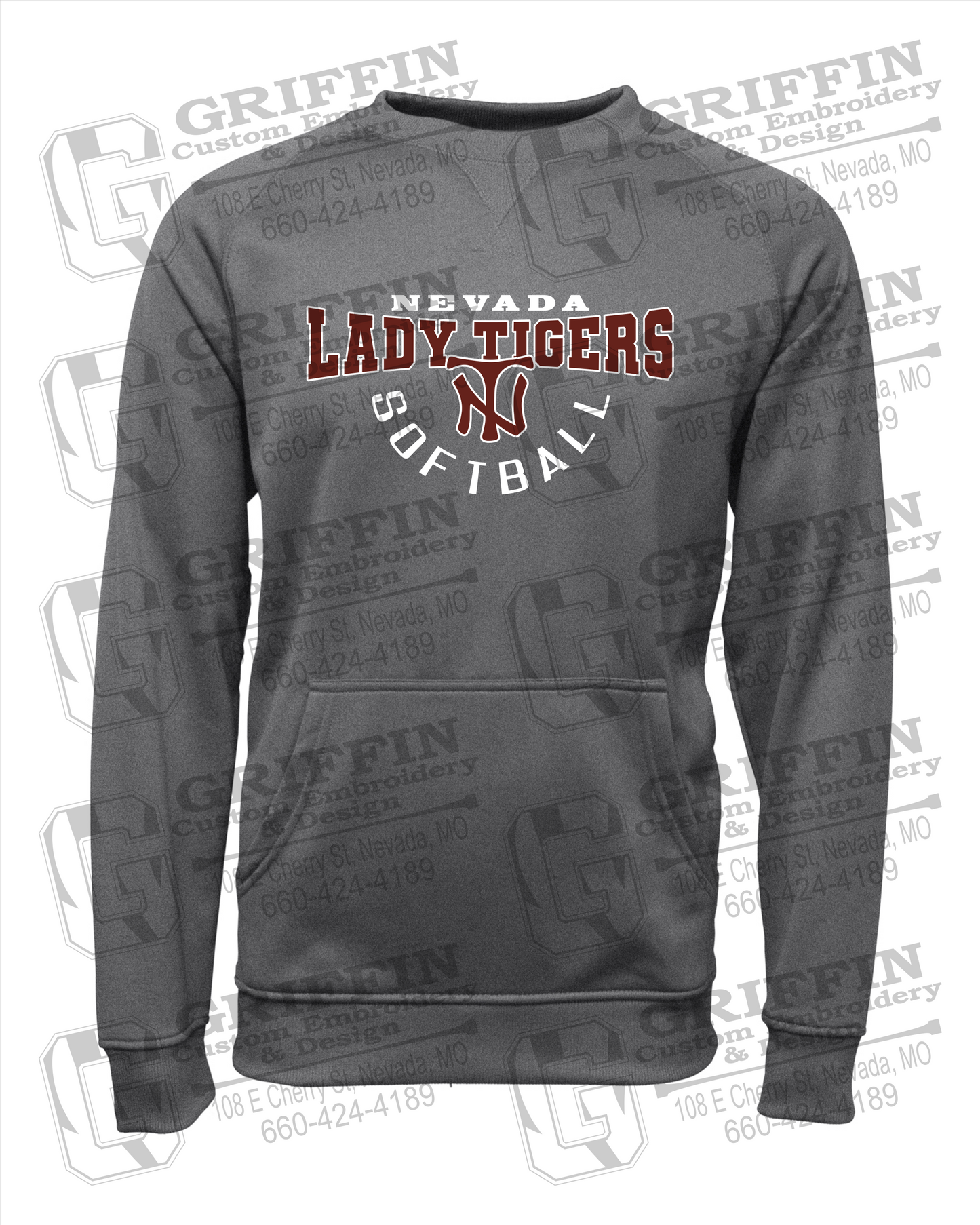 Performance Fleece Sweatshirt - Softball - Nevada Tigers 23-U