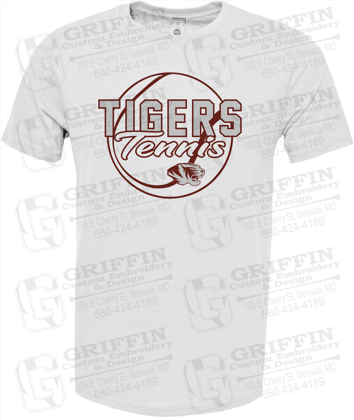 Nevada Tigers 23-X Short Sleeve T-Shirt - Tennis