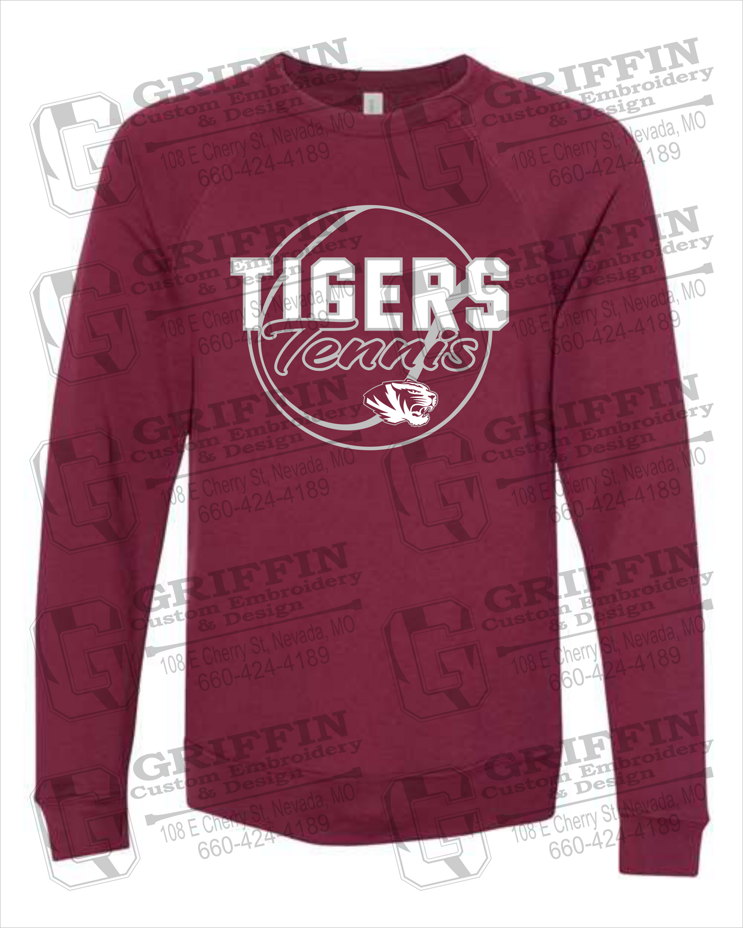 Nevada Tigers 23-X Sponge Fleece Sweatshirt - Tennis