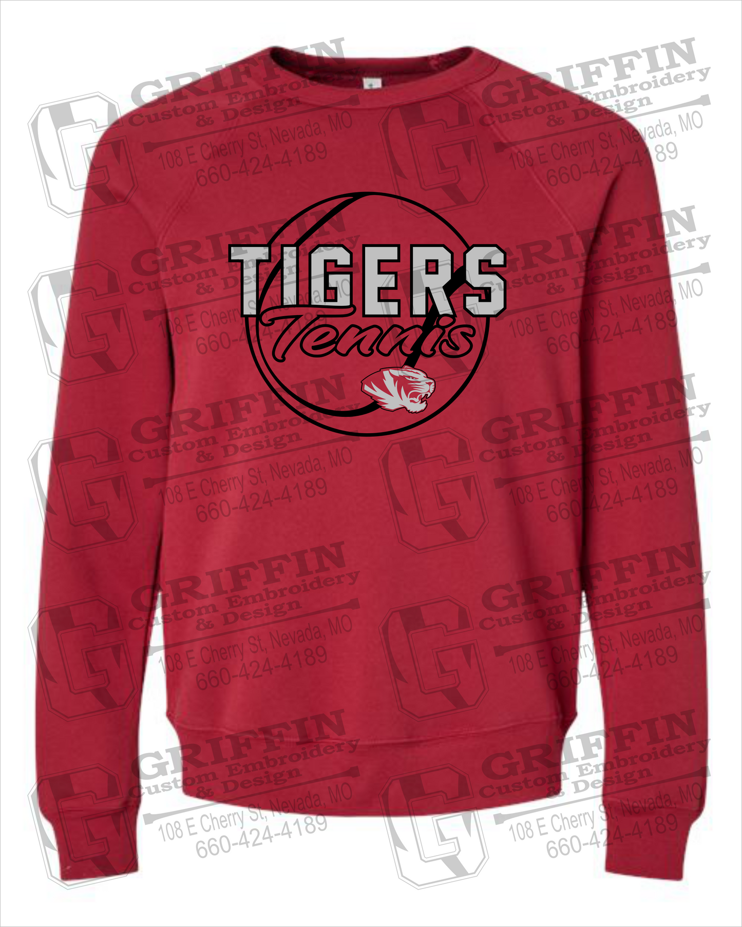 Nevada Tigers 23-X Sponge Fleece Sweatshirt - Tennis
