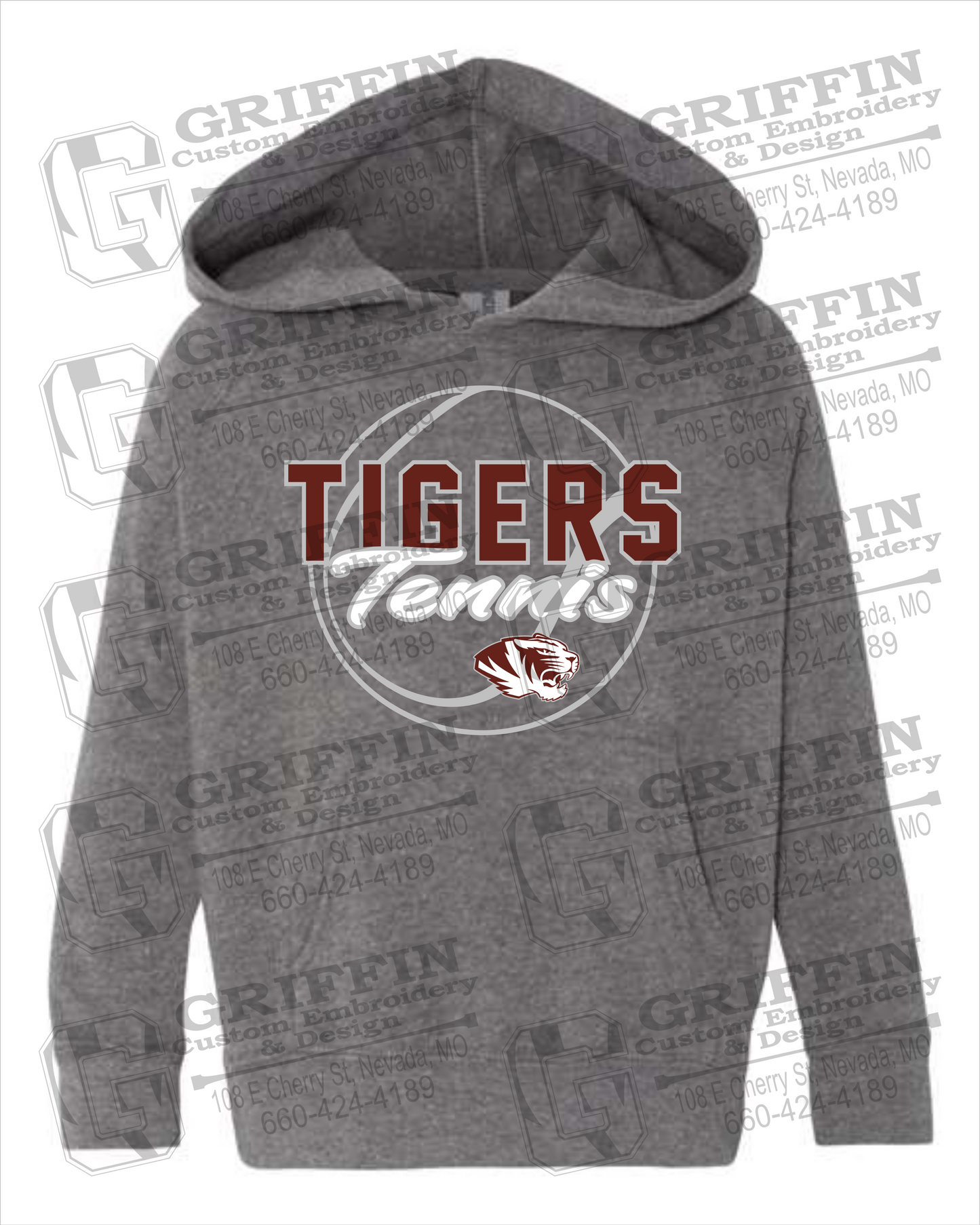 Nevada Tigers 23-X Toddler Hoodie - Tennis