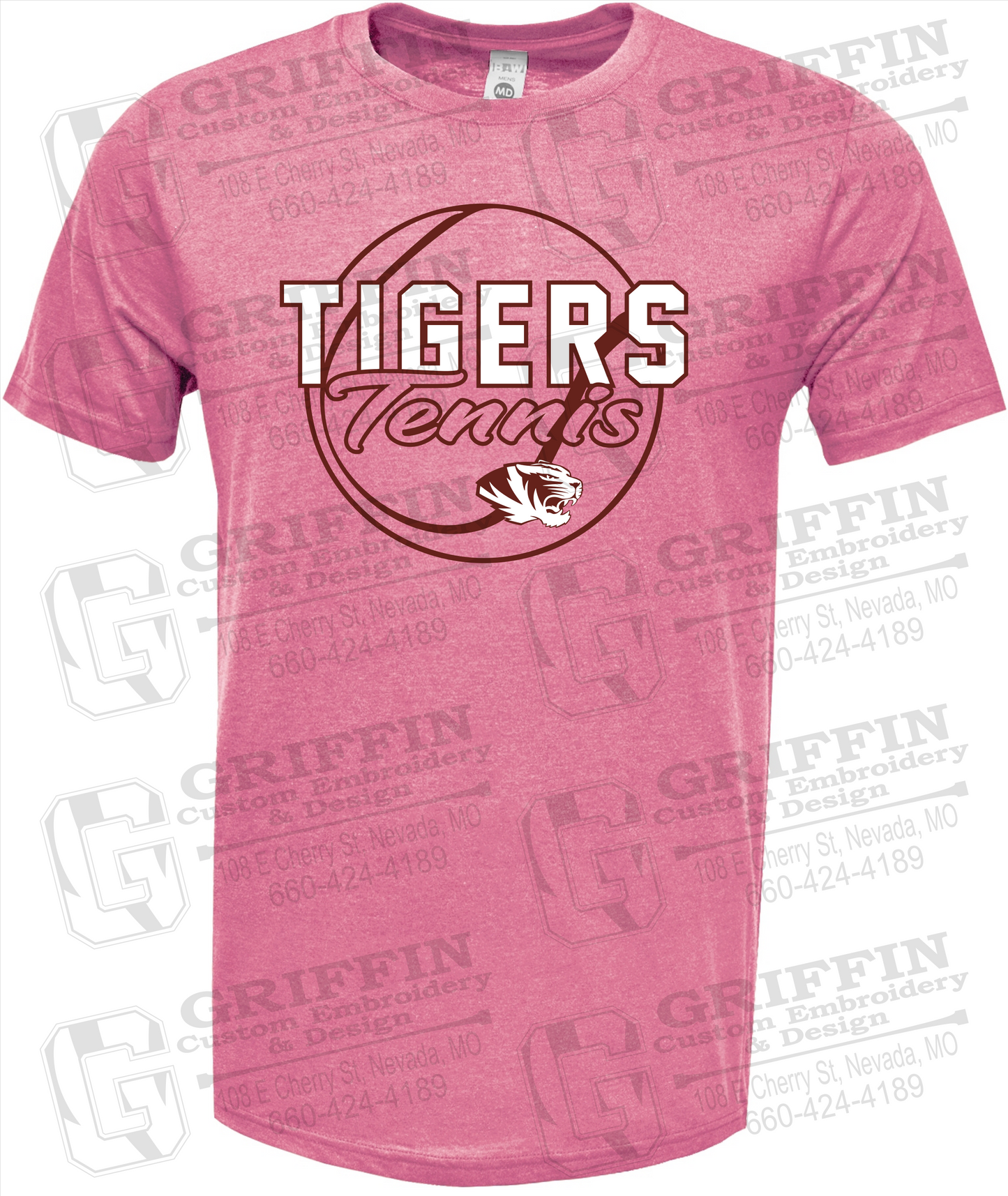 Nevada Tigers 23-X Short Sleeve T-Shirt - Tennis