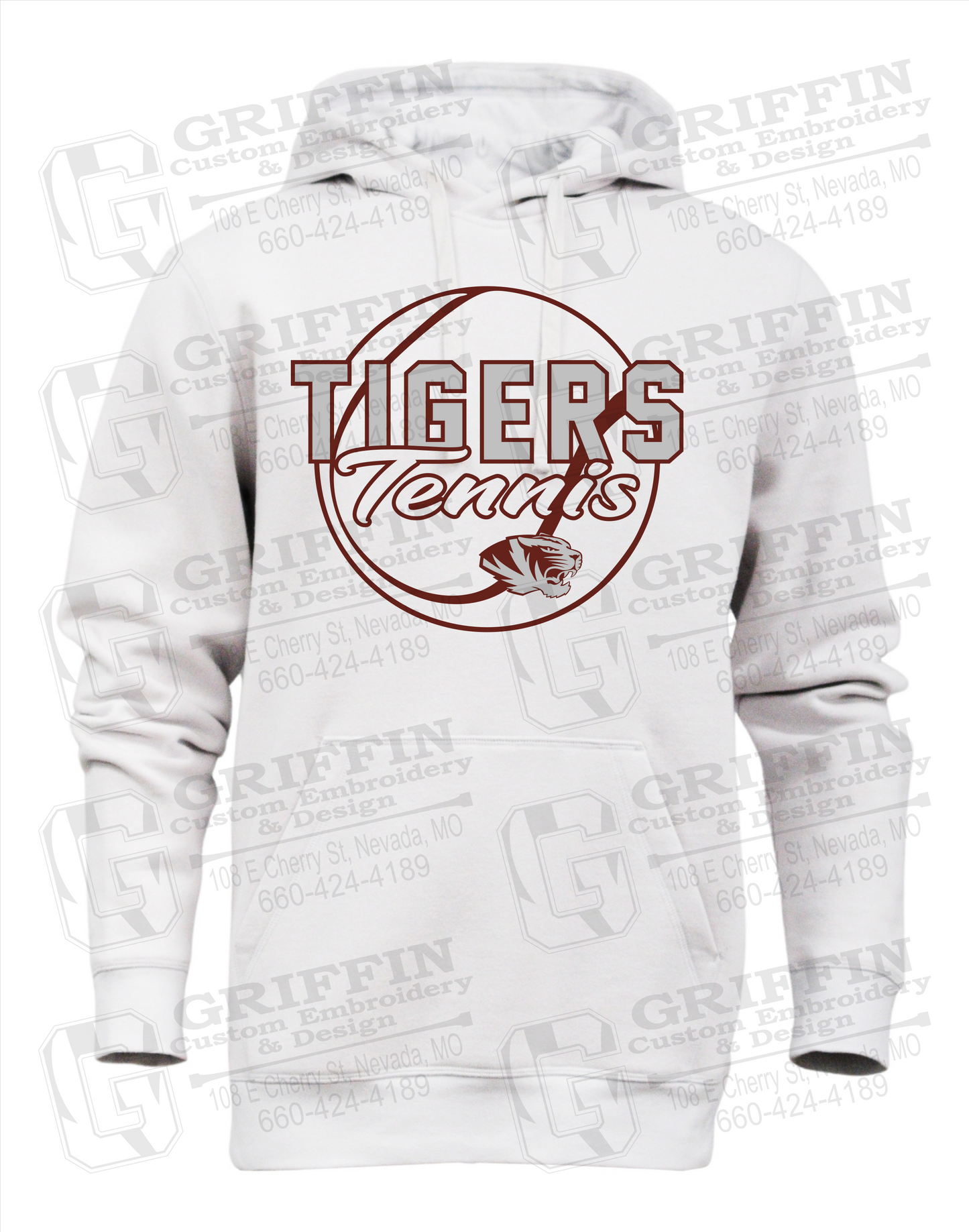 Heavyweight Fleece Hoodie - Tennis - Nevada Tigers 23-X