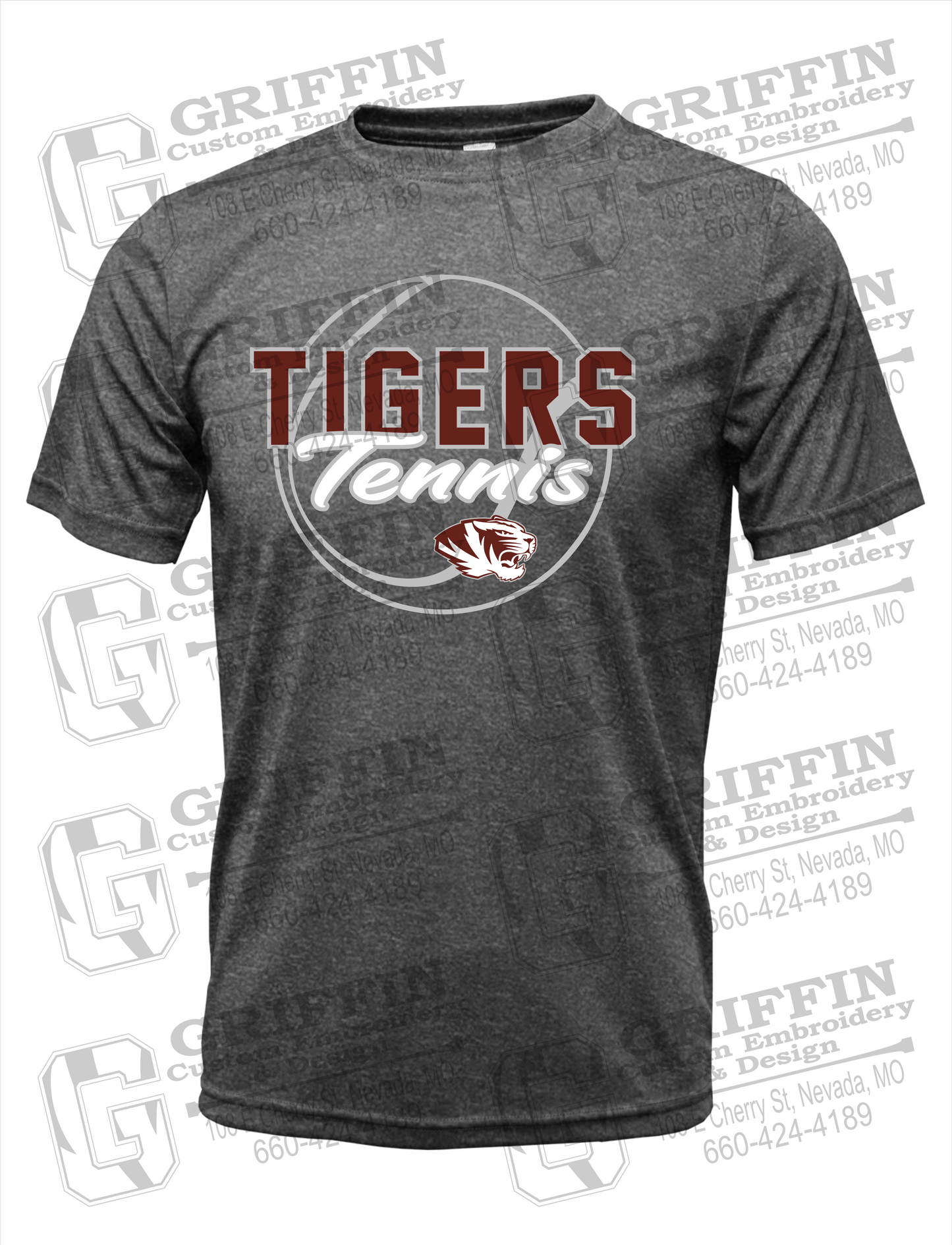 Dry-Fit Short Sleeve T-Shirt - Tennis - Nevada Tigers 23-X