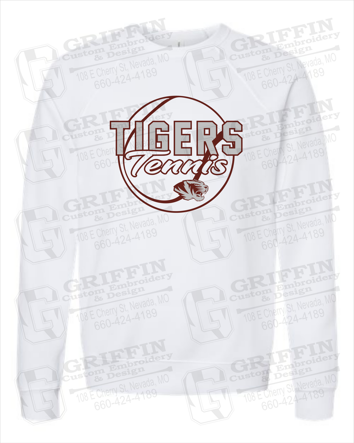 Nevada Tigers 23-X Sponge Fleece Sweatshirt - Tennis