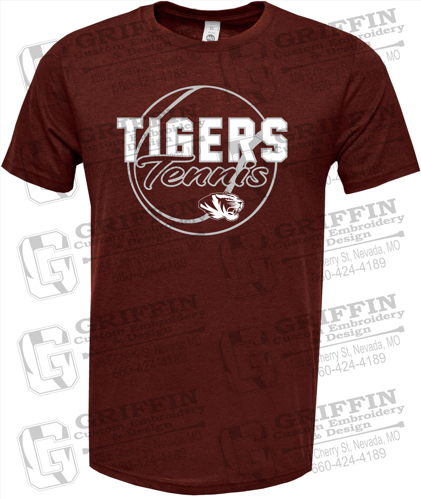 Nevada Tigers 23-X Short Sleeve T-Shirt - Tennis
