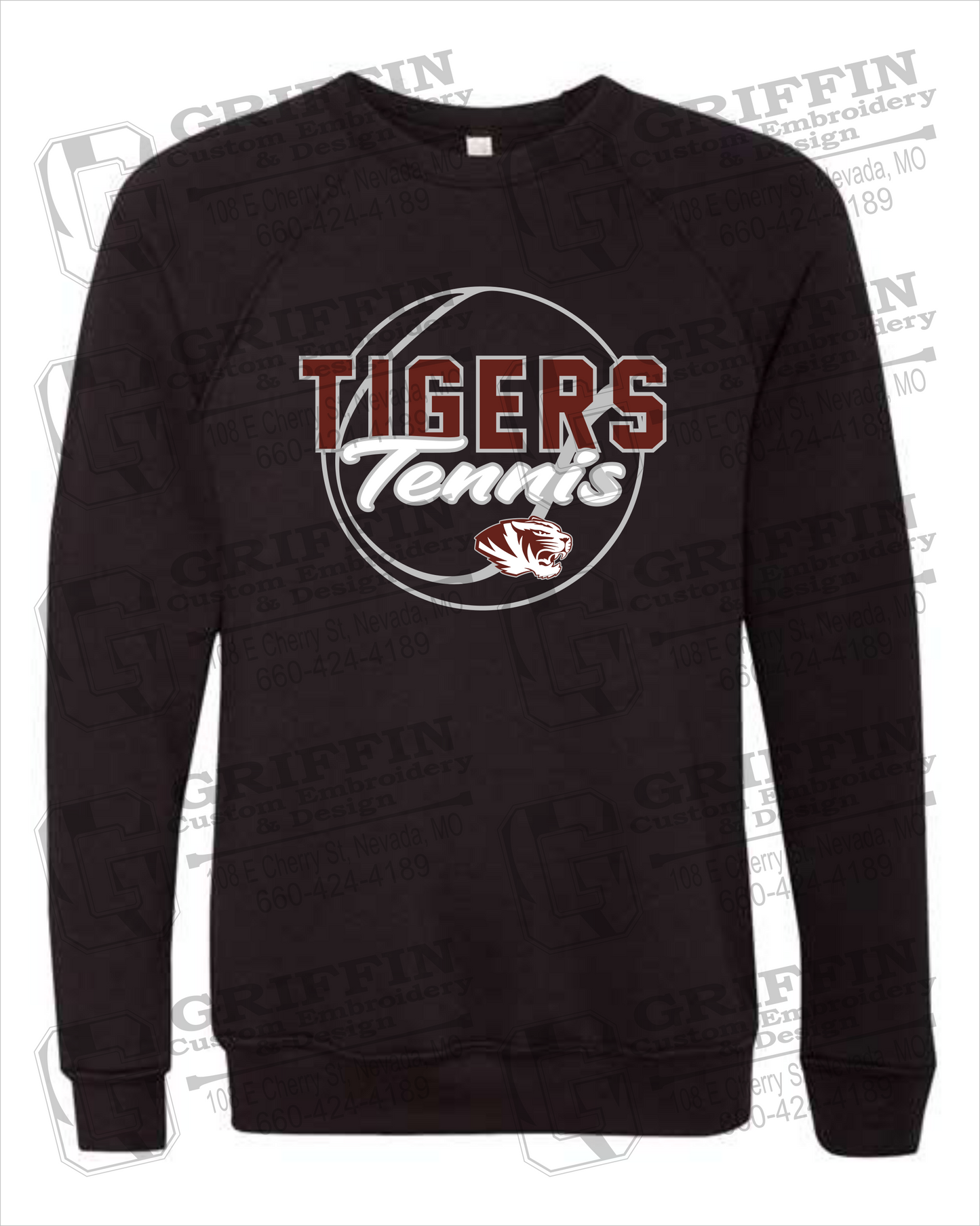 Nevada Tigers 23-X Sponge Fleece Sweatshirt - Tennis