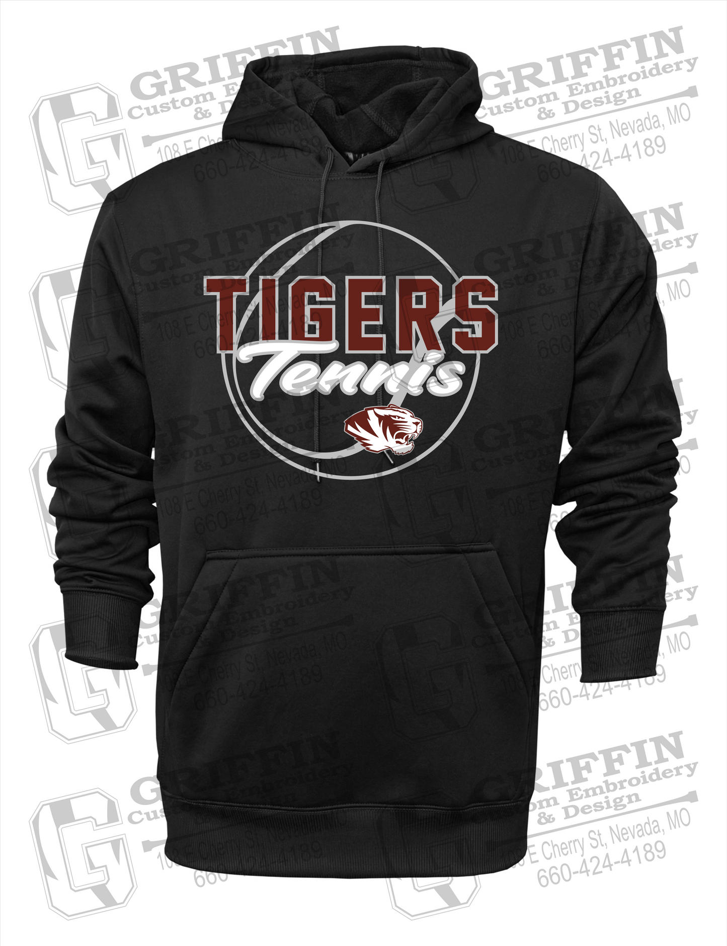 Performance Fleece Hoodie - Tennis - Nevada Tigers 23-X