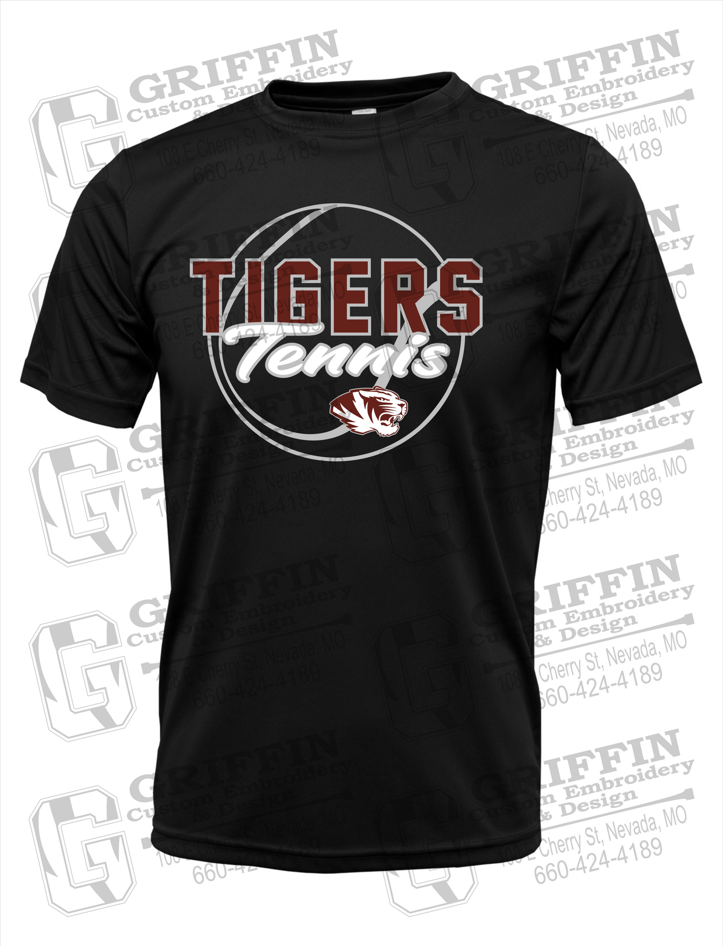Dry-Fit Short Sleeve T-Shirt - Tennis - Nevada Tigers 23-X
