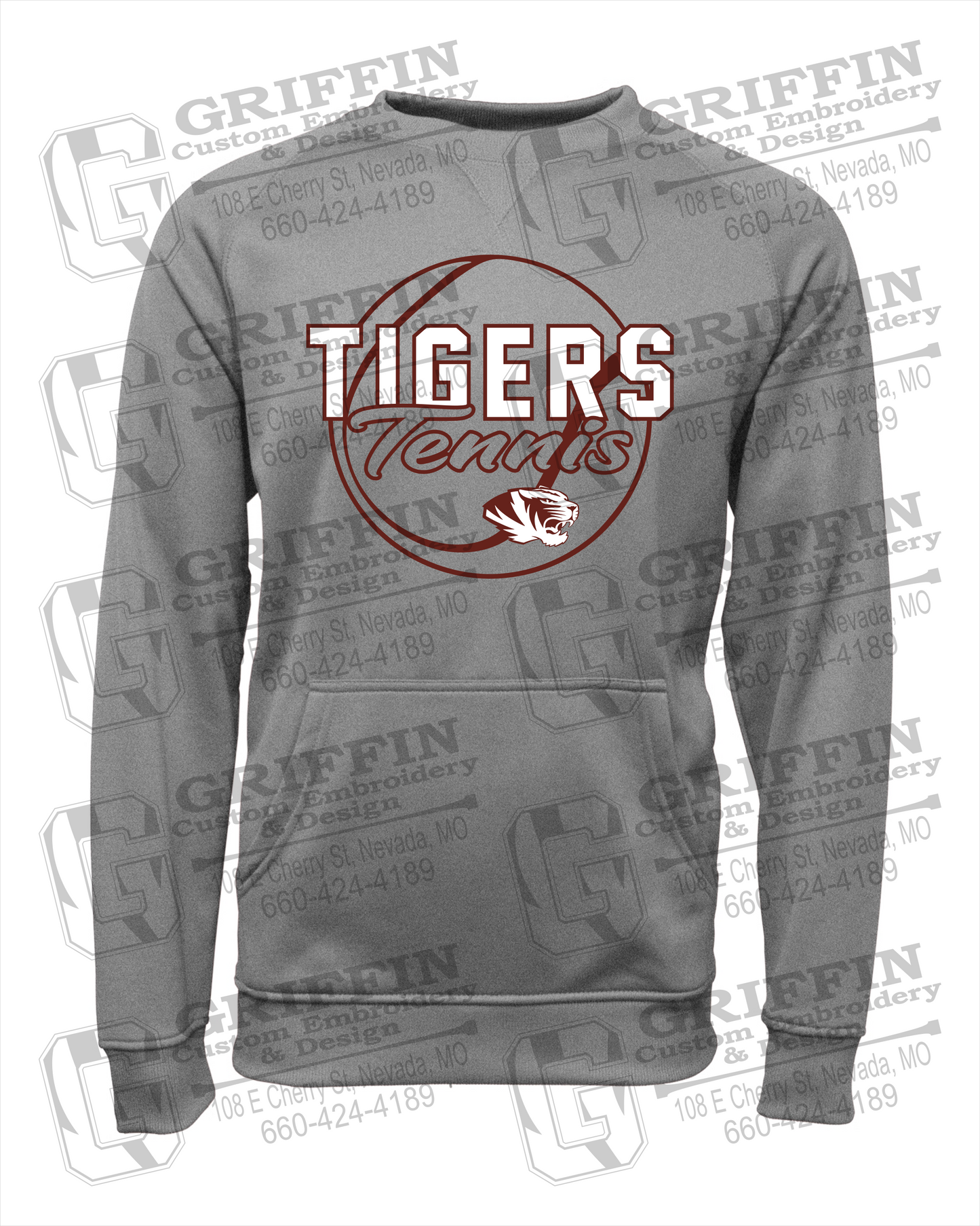 Performance Fleece Sweatshirt - Tennis - Nevada Tigers 23-X