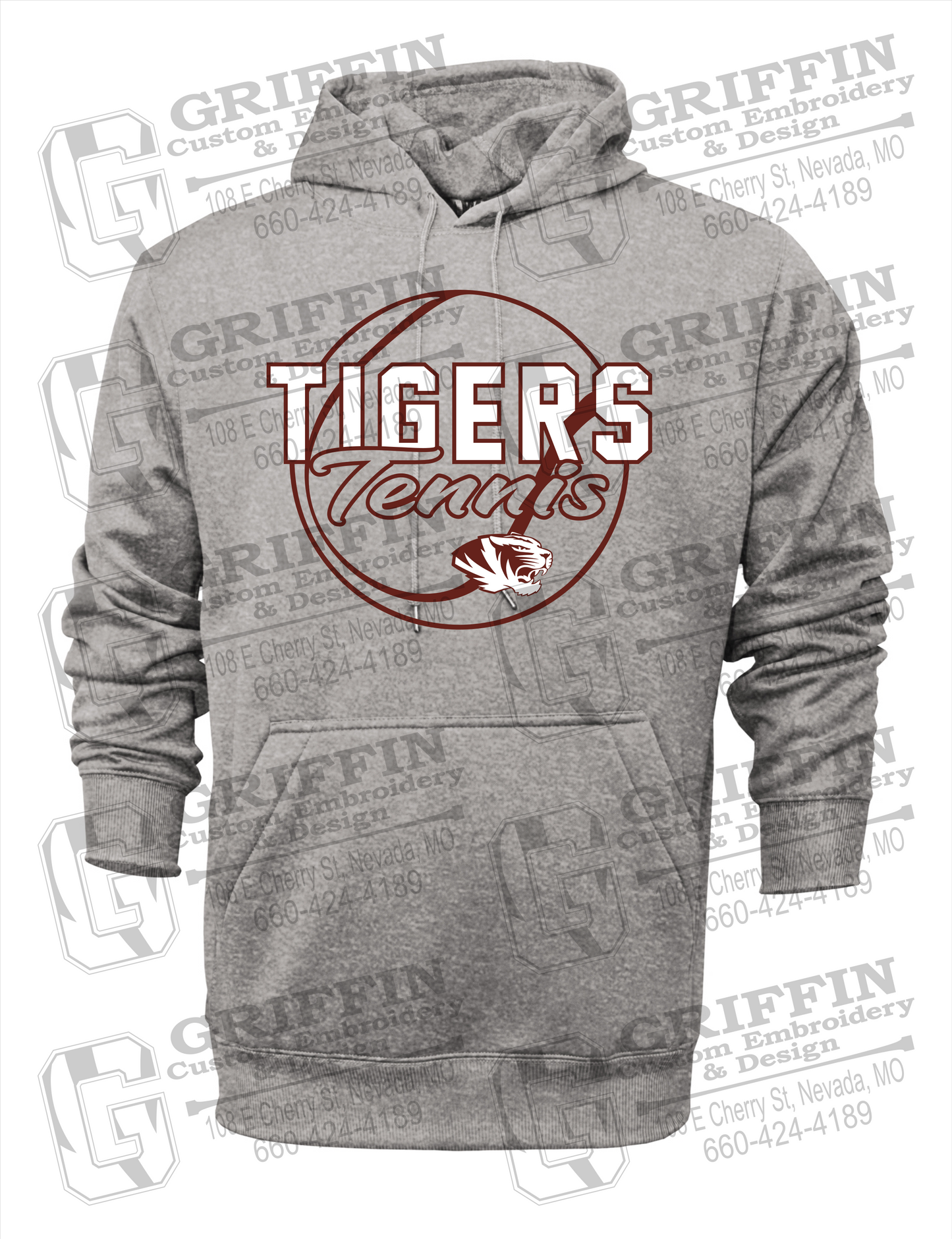 Performance Fleece Hoodie - Tennis - Nevada Tigers 23-X