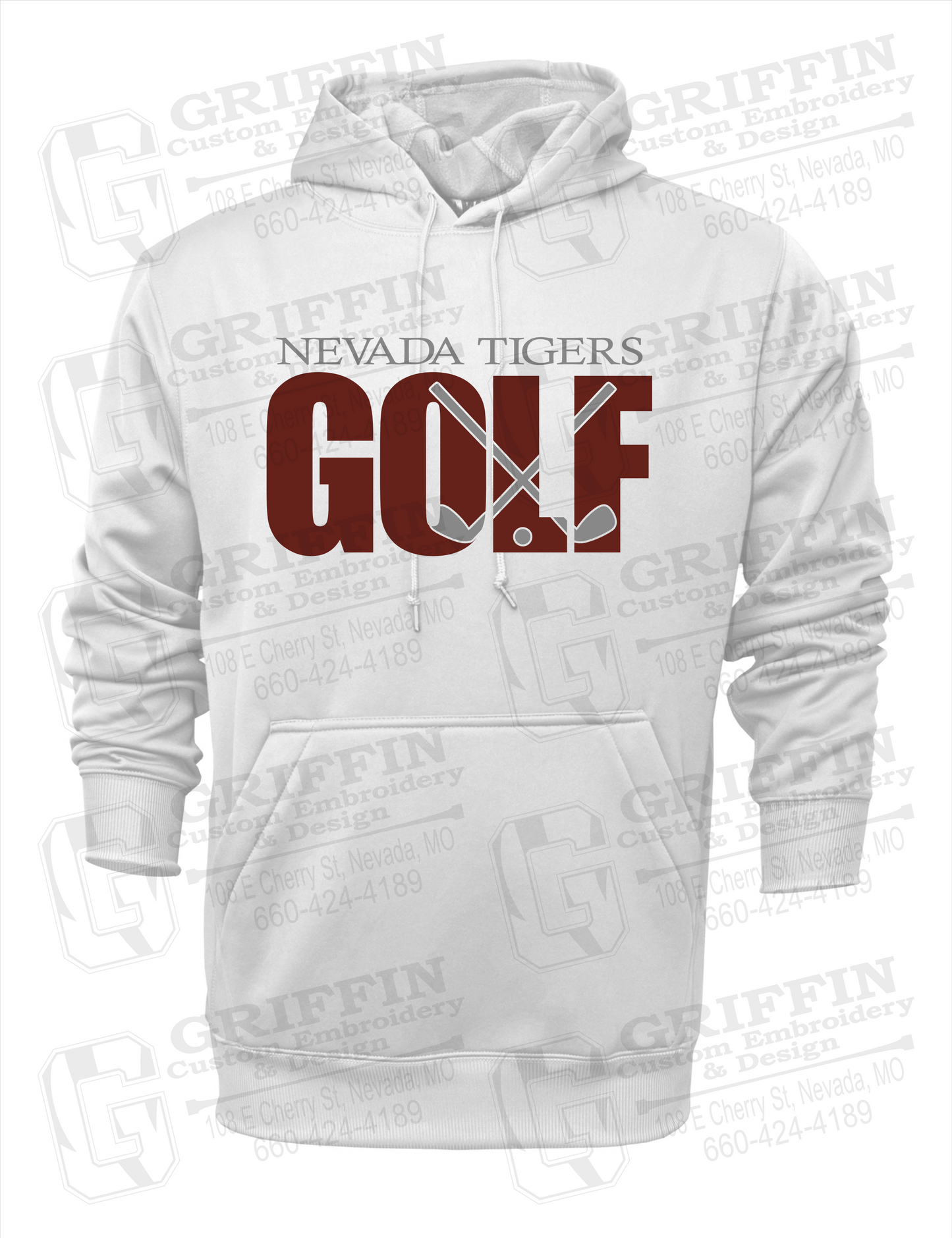 Nevada Tigers 23-Y Hoodie - Golf