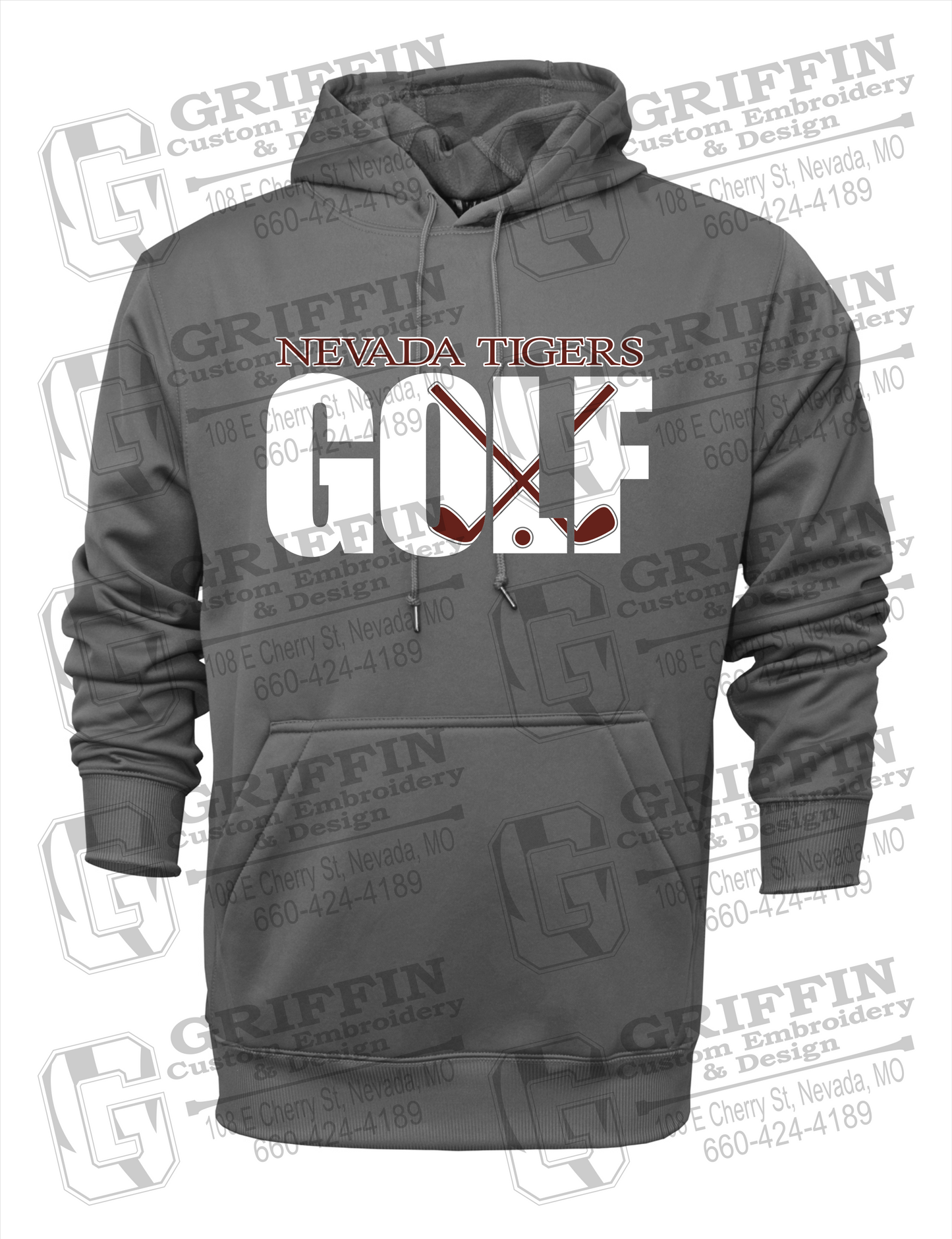 Nevada Tigers 23-Y Hoodie - Golf