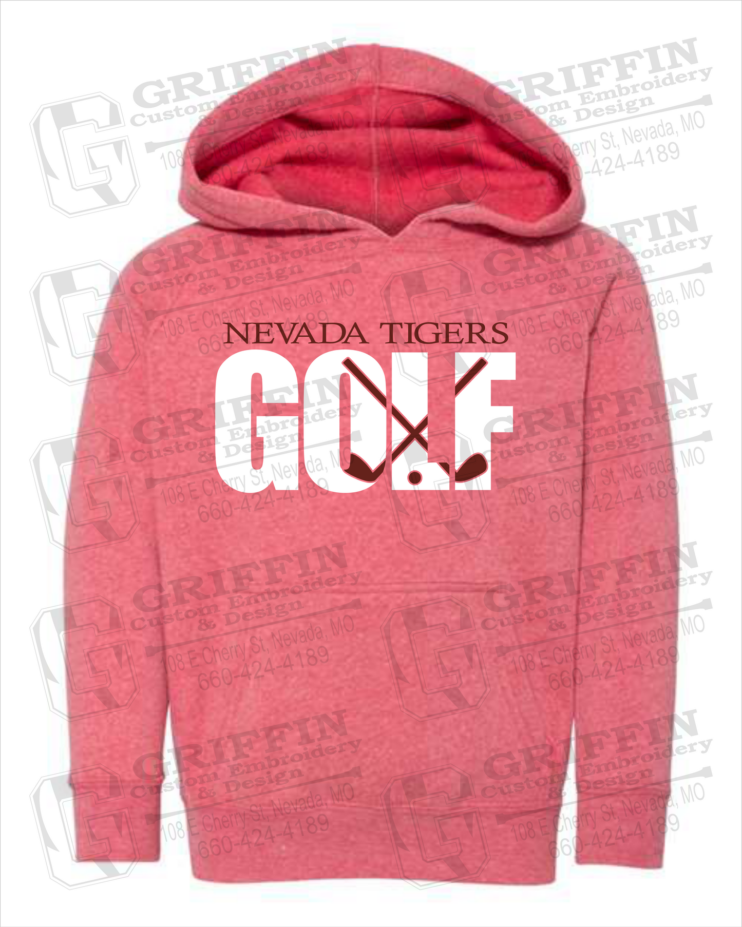 Nevada Tigers 23-Y Toddler Hoodie - Golf