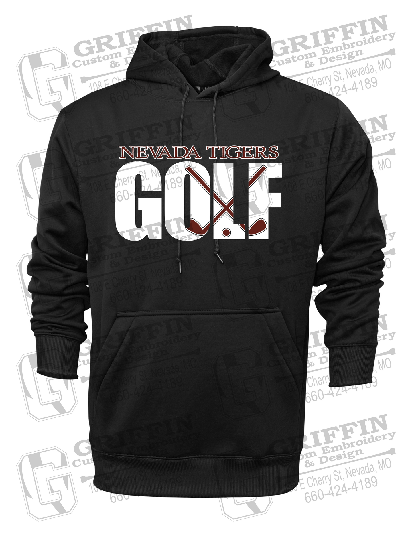 Nevada Tigers 23-Y Hoodie - Golf