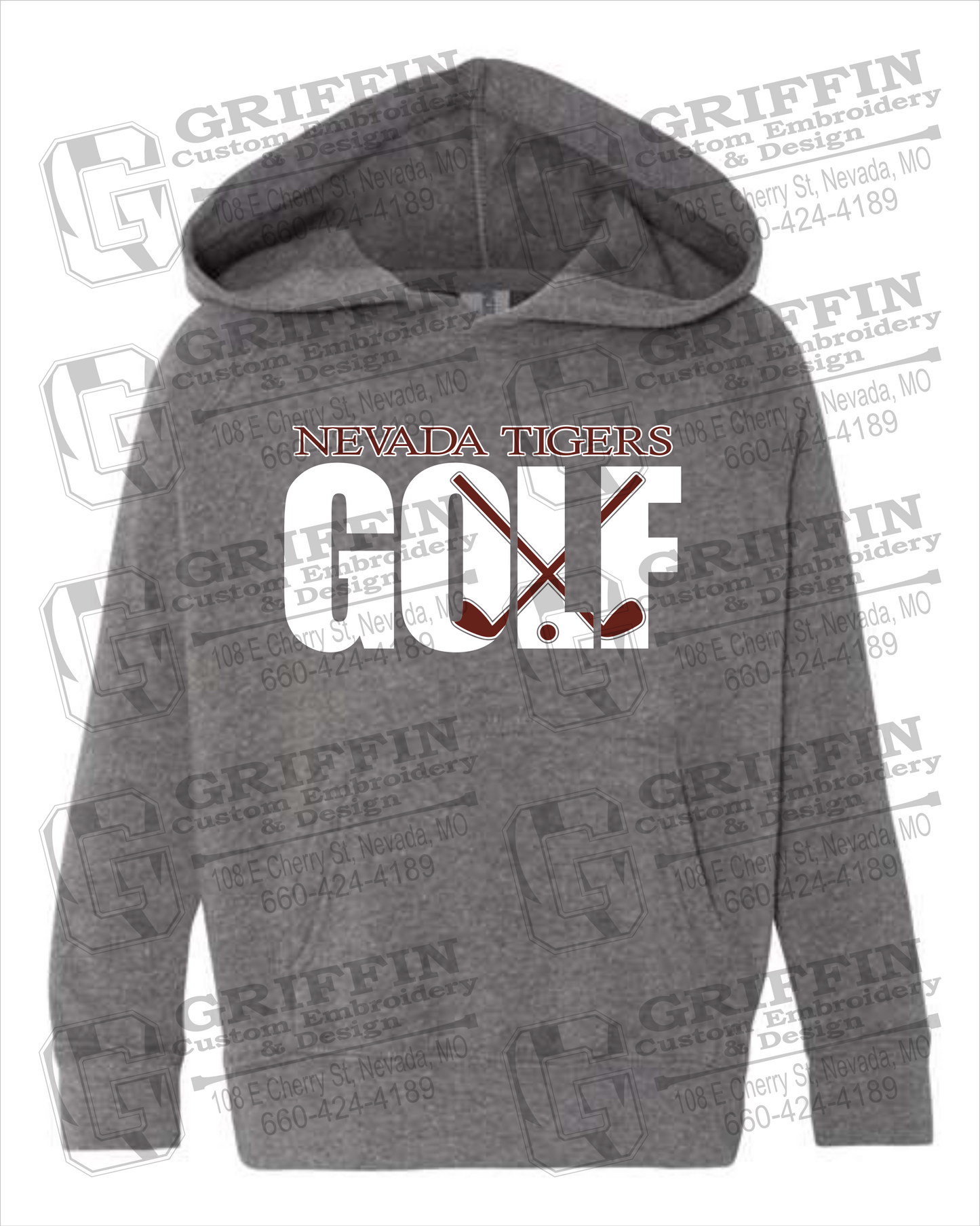 Nevada Tigers 23-Y Toddler Hoodie - Golf