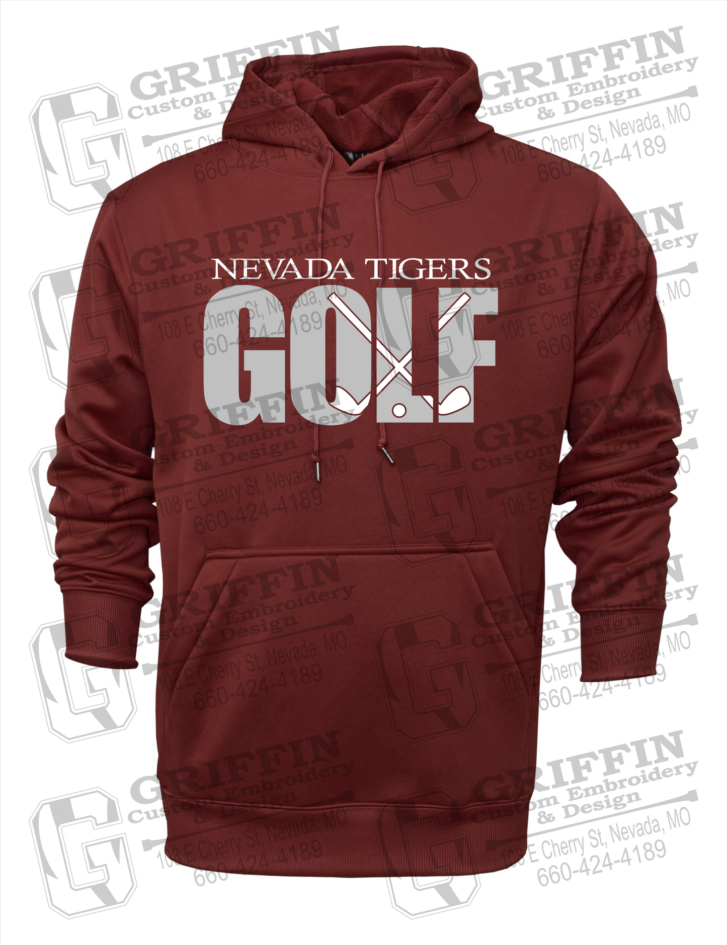 Nevada Tigers 23-Y Hoodie - Golf