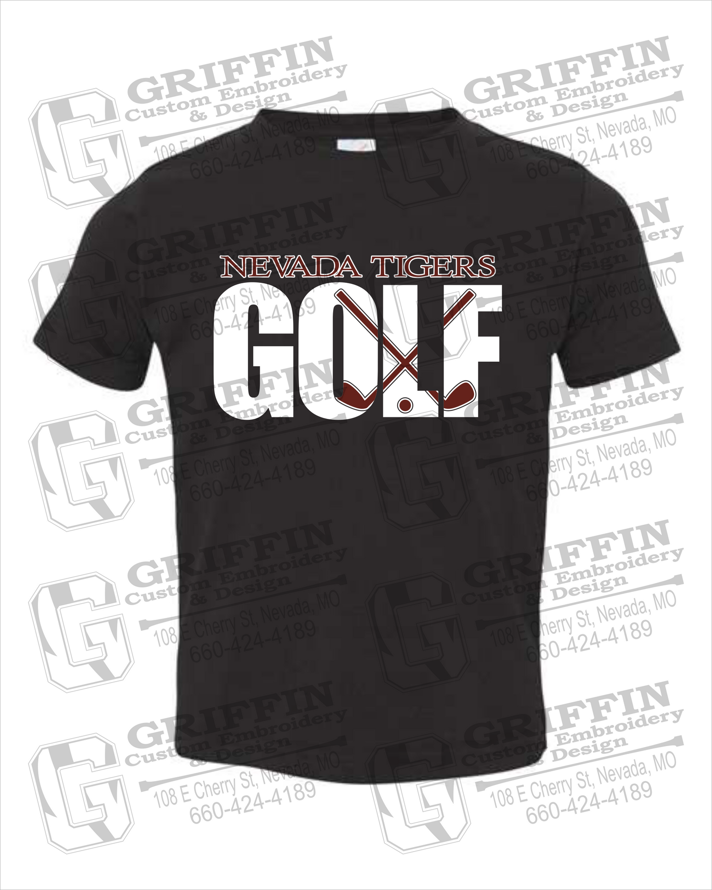Nevada Tigers 23-Y Toddler/Infant T-Shirt - Golf
