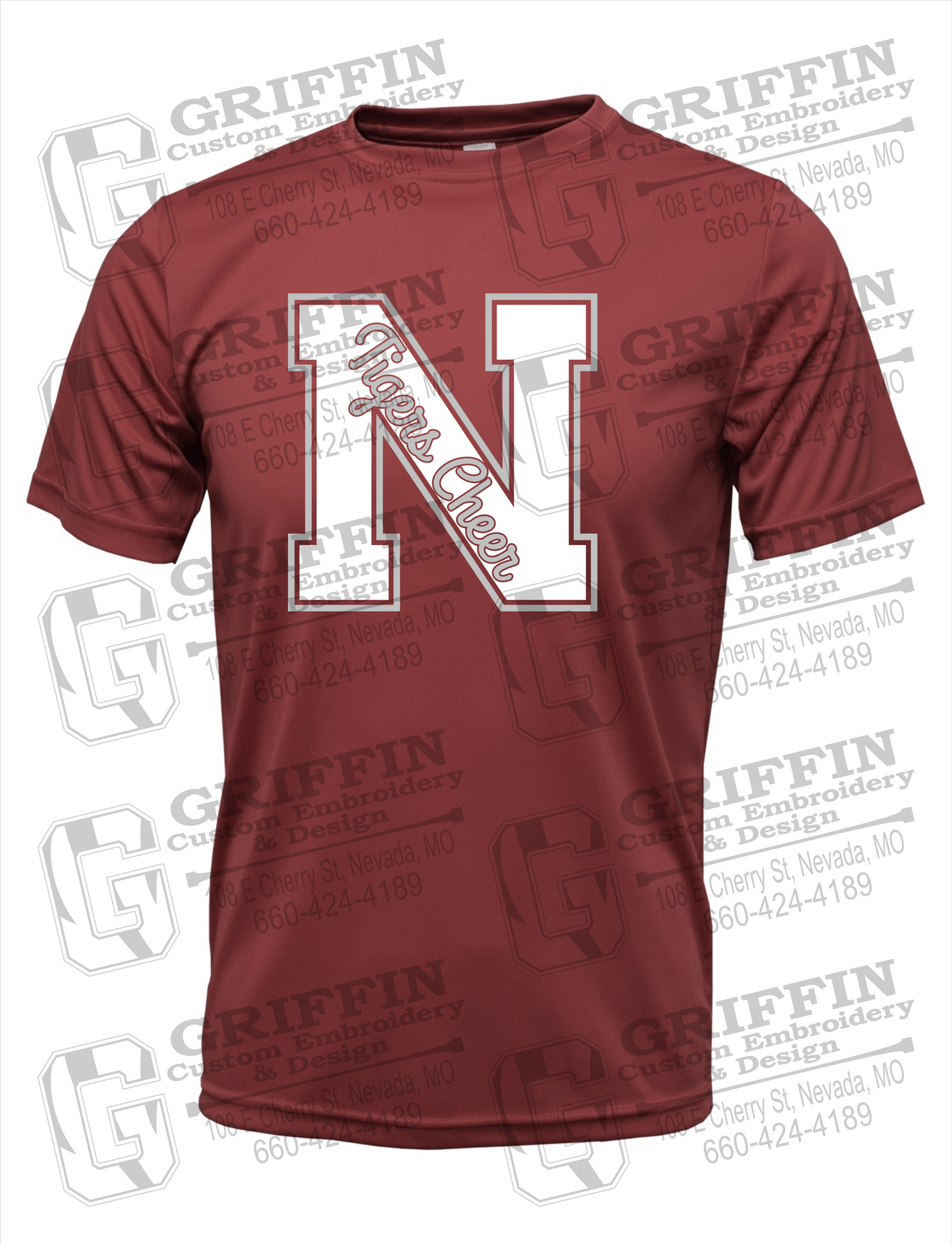 Dry-Fit Short Sleeve T-Shirt - Cheer - Nevada Tigers 23-Z