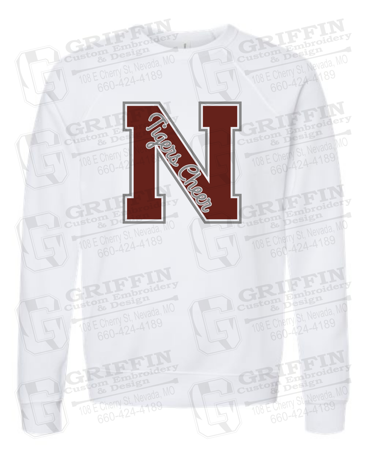 Sponge Fleece Sweatshirt - Cheer - Nevada Tigers 23-Z