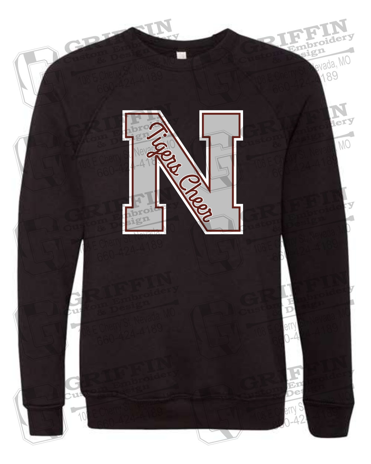 Sponge Fleece Sweatshirt - Cheer - Nevada Tigers 23-Z