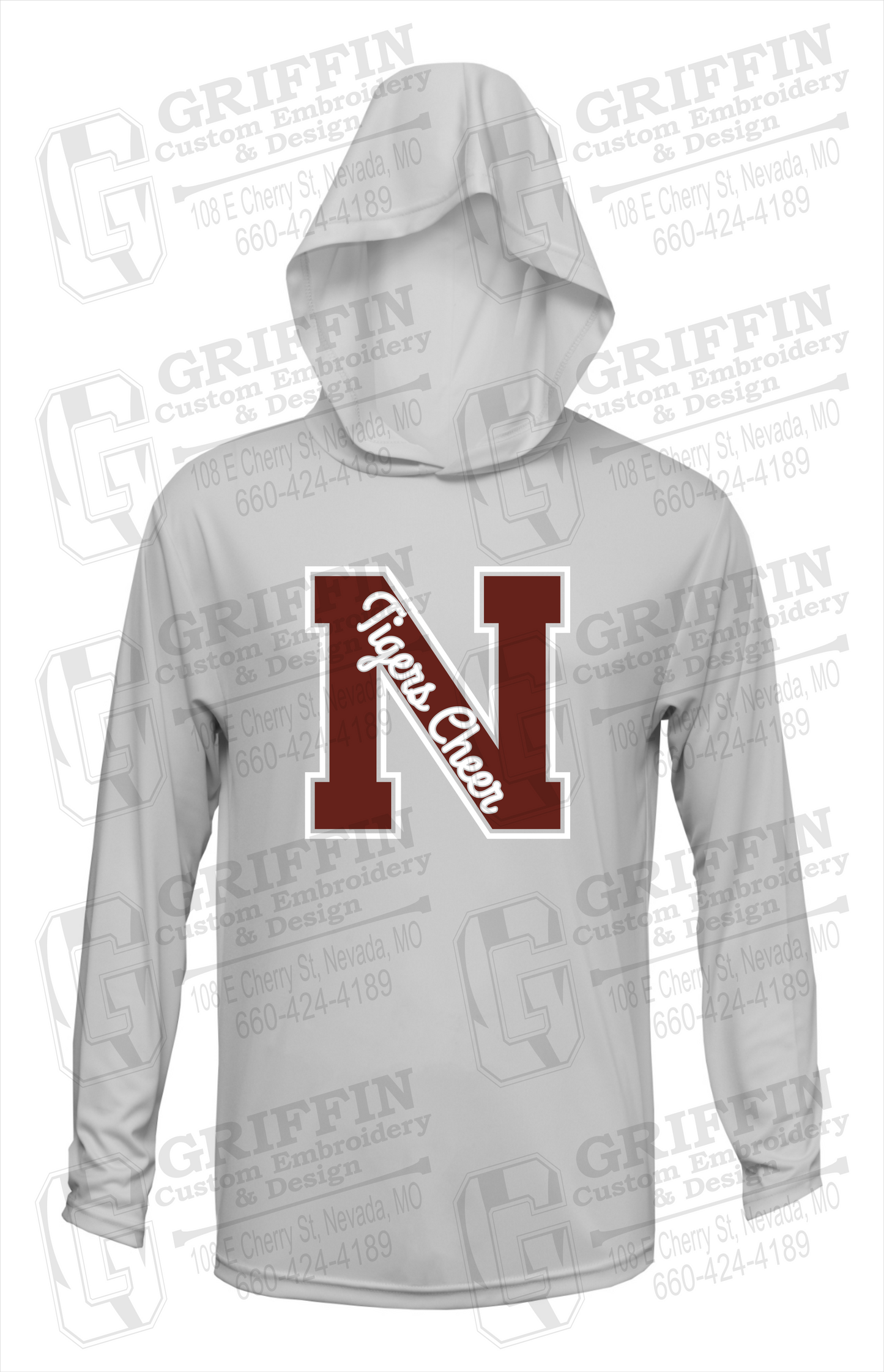 Dry-Fit T-Shirt Hoodie - Cheer - Nevada Tigers 23-Z