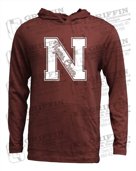 Soft-Tek T-Shirt Hoodie - Cheer - Nevada Tigers 23-Z