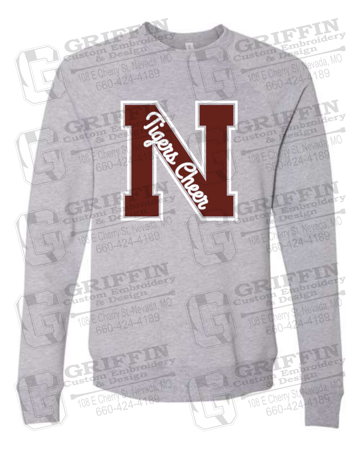 Sponge Fleece Sweatshirt - Cheer - Nevada Tigers 23-Z