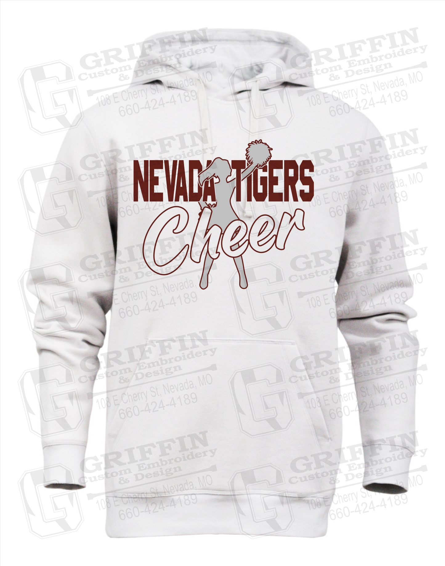 Nevada Tigers 24-A Heavyweight Hoodie - Cheer