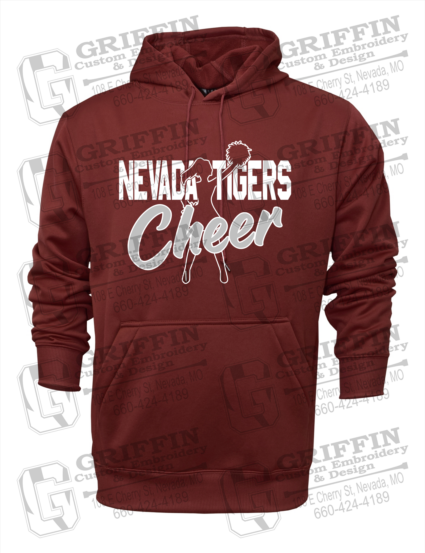 Nevada Tigers 24-A Hoodie - Cheer