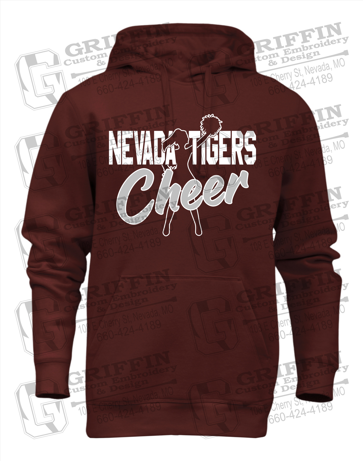 Nevada Tigers 24-A Heavyweight Hoodie - Cheer