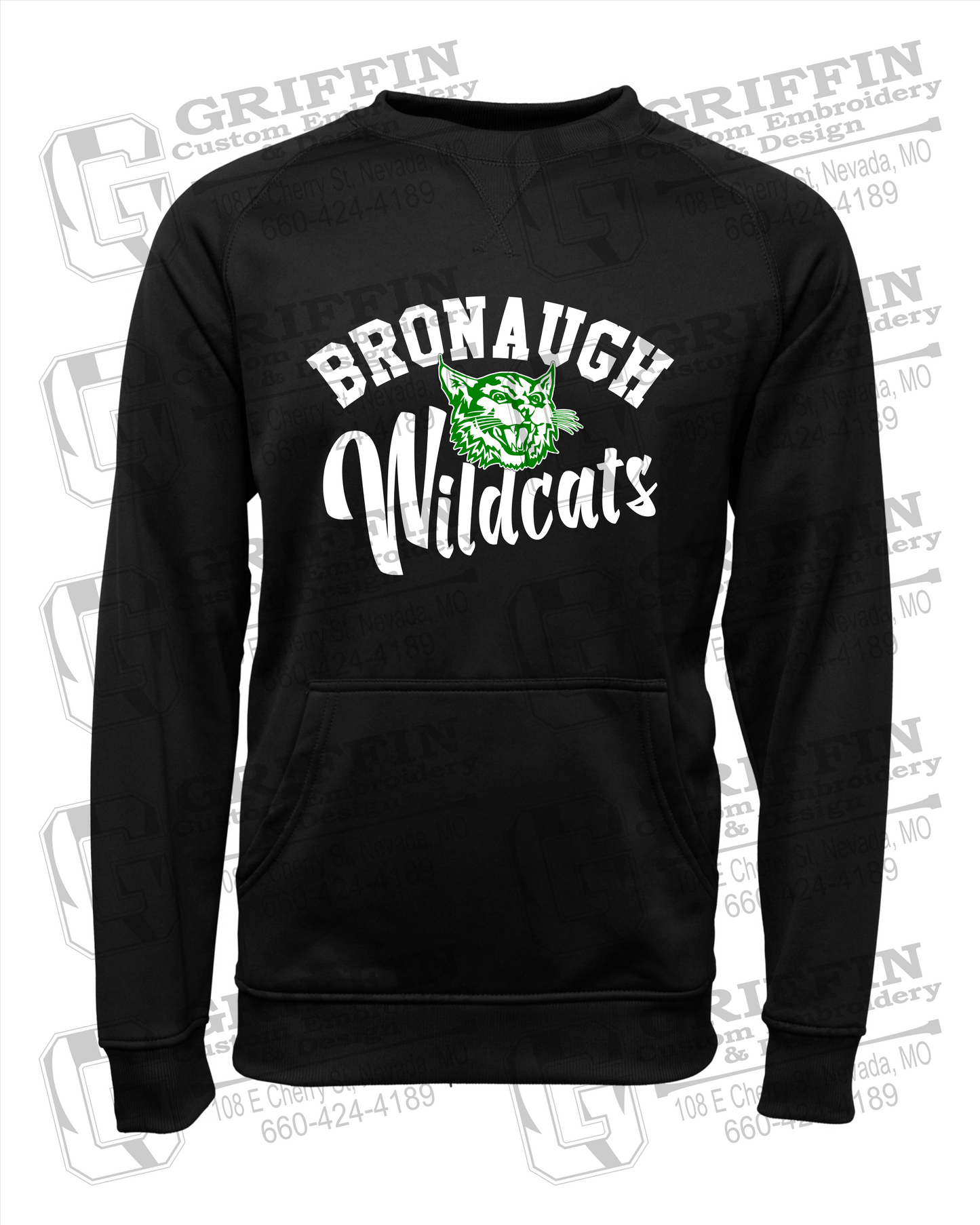 Performance Fleece Sweatshirt - Bronaugh Wildcats 24-A