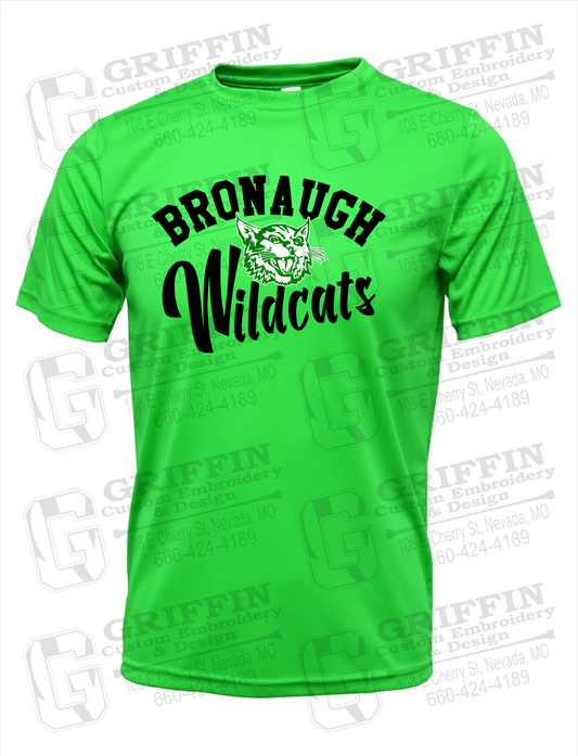 Dry-Fit Short Sleeve T-Shirt - Bronaugh Wildcats 24-A