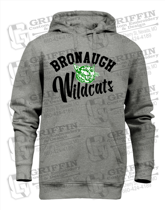 Heavyweight Fleece Hoodie - Bronaugh Wildcats 24-A
