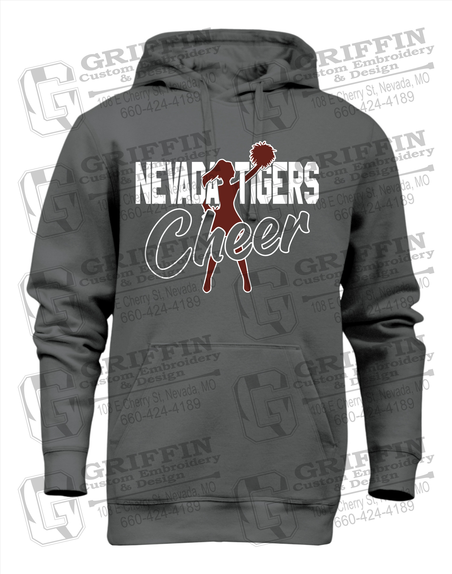 Nevada Tigers 24-A Heavyweight Hoodie - Cheer