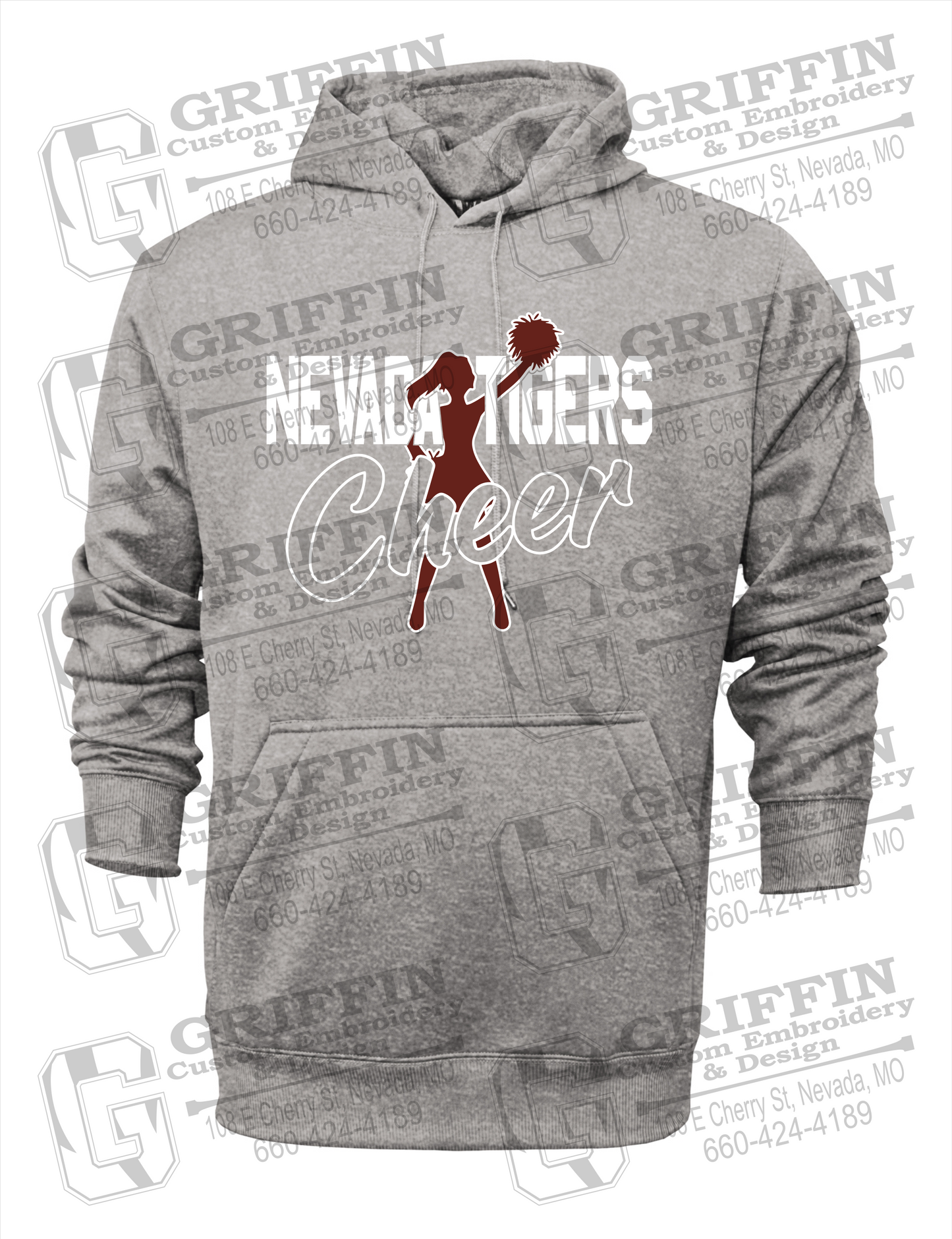 Nevada Tigers 24-A Hoodie - Cheer