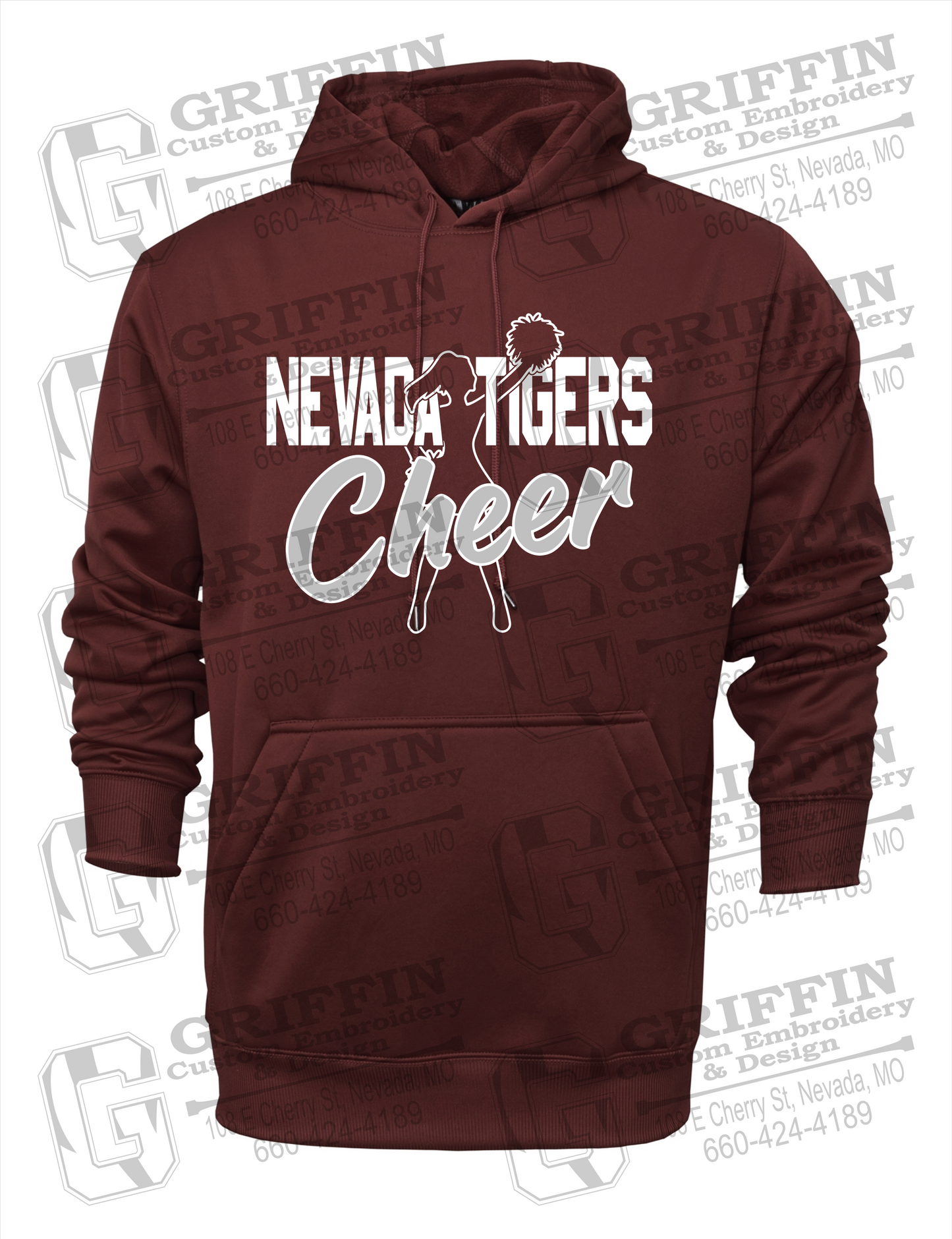 Nevada Tigers 24-A Hoodie - Cheer