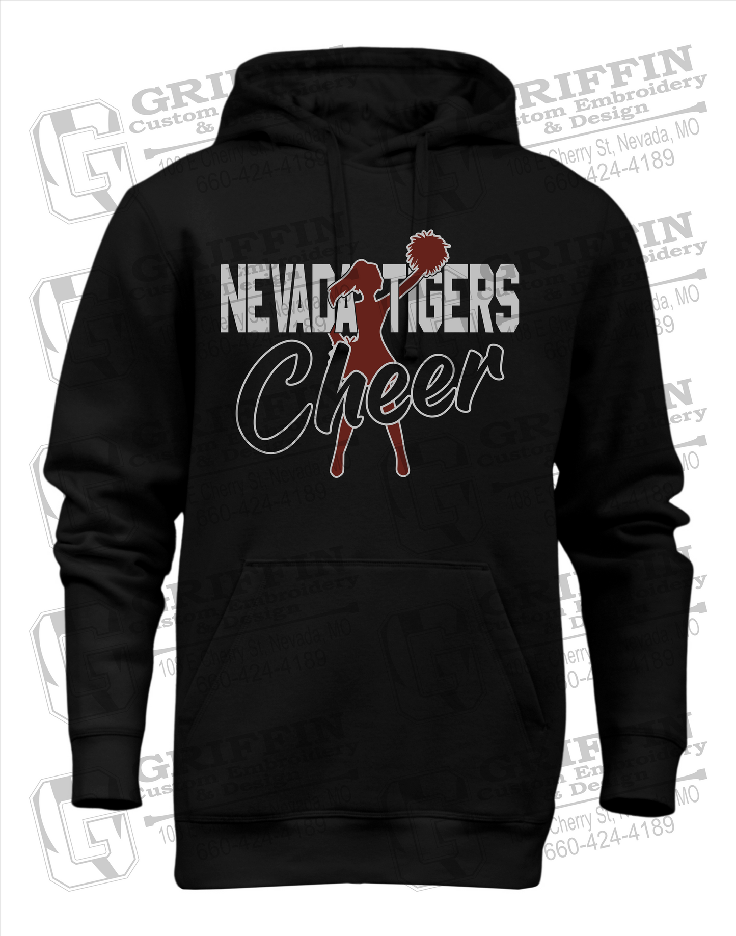 Nevada Tigers 24-A Heavyweight Hoodie - Cheer