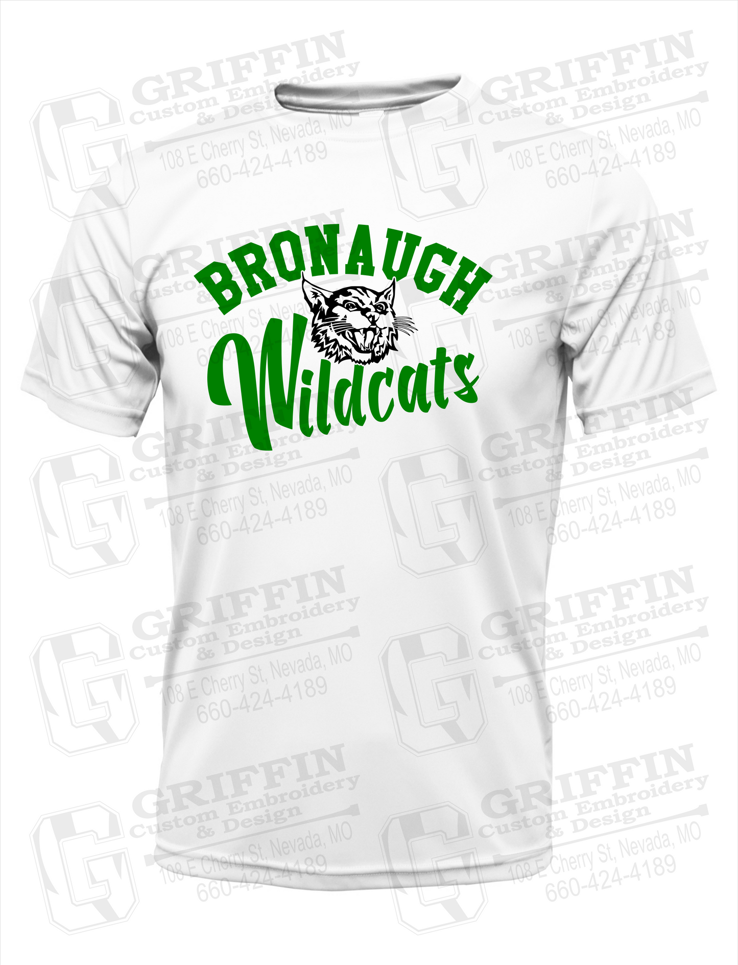 Dry-Fit Short Sleeve T-Shirt - Bronaugh Wildcats 24-A