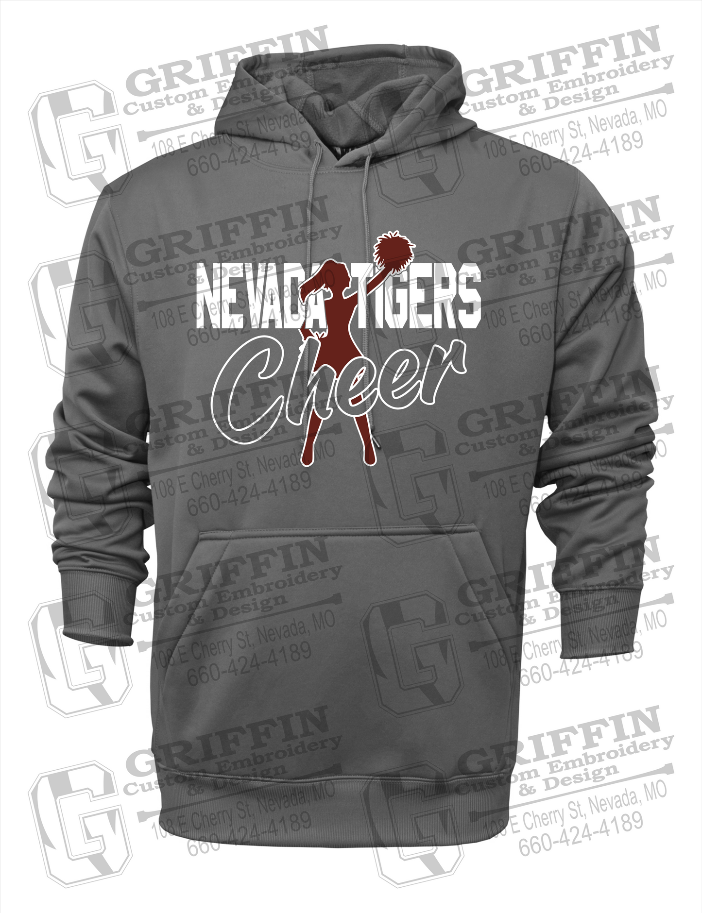 Nevada Tigers 24-A Hoodie - Cheer