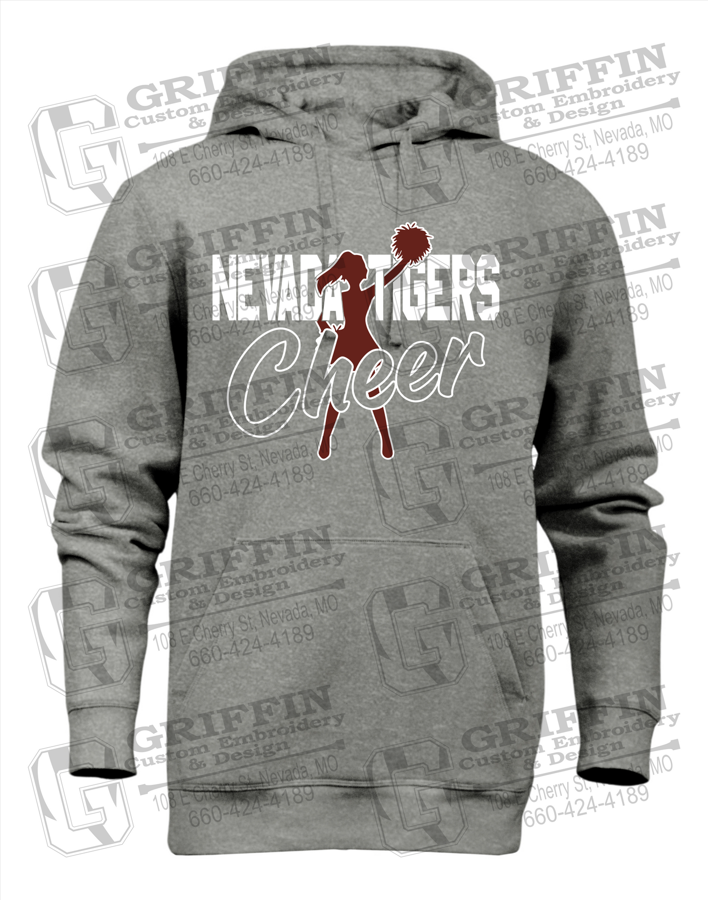 Nevada Tigers 24-A Heavyweight Hoodie - Cheer
