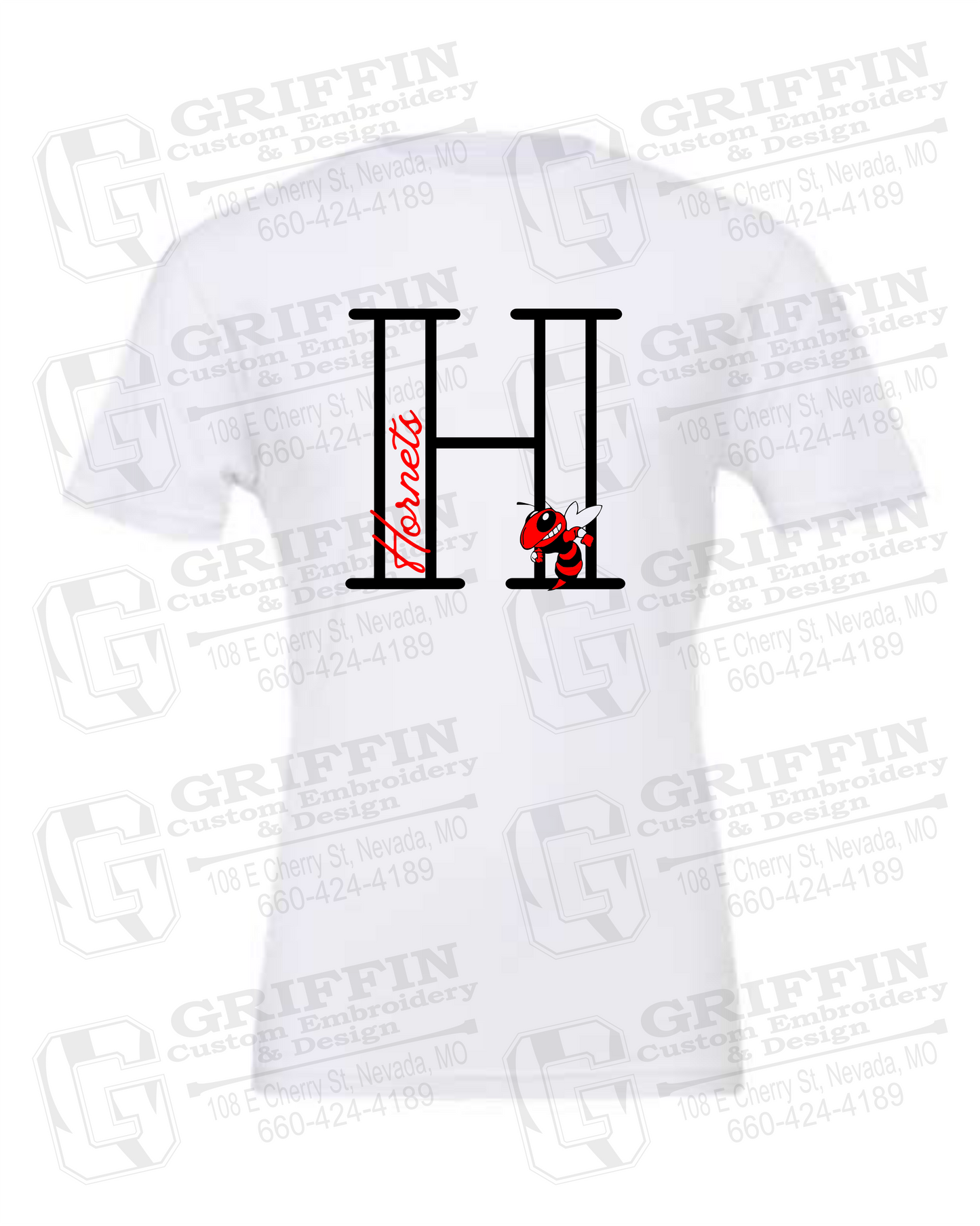Cotton Short Sleeve T-Shirt - Hume Hornets 24-A