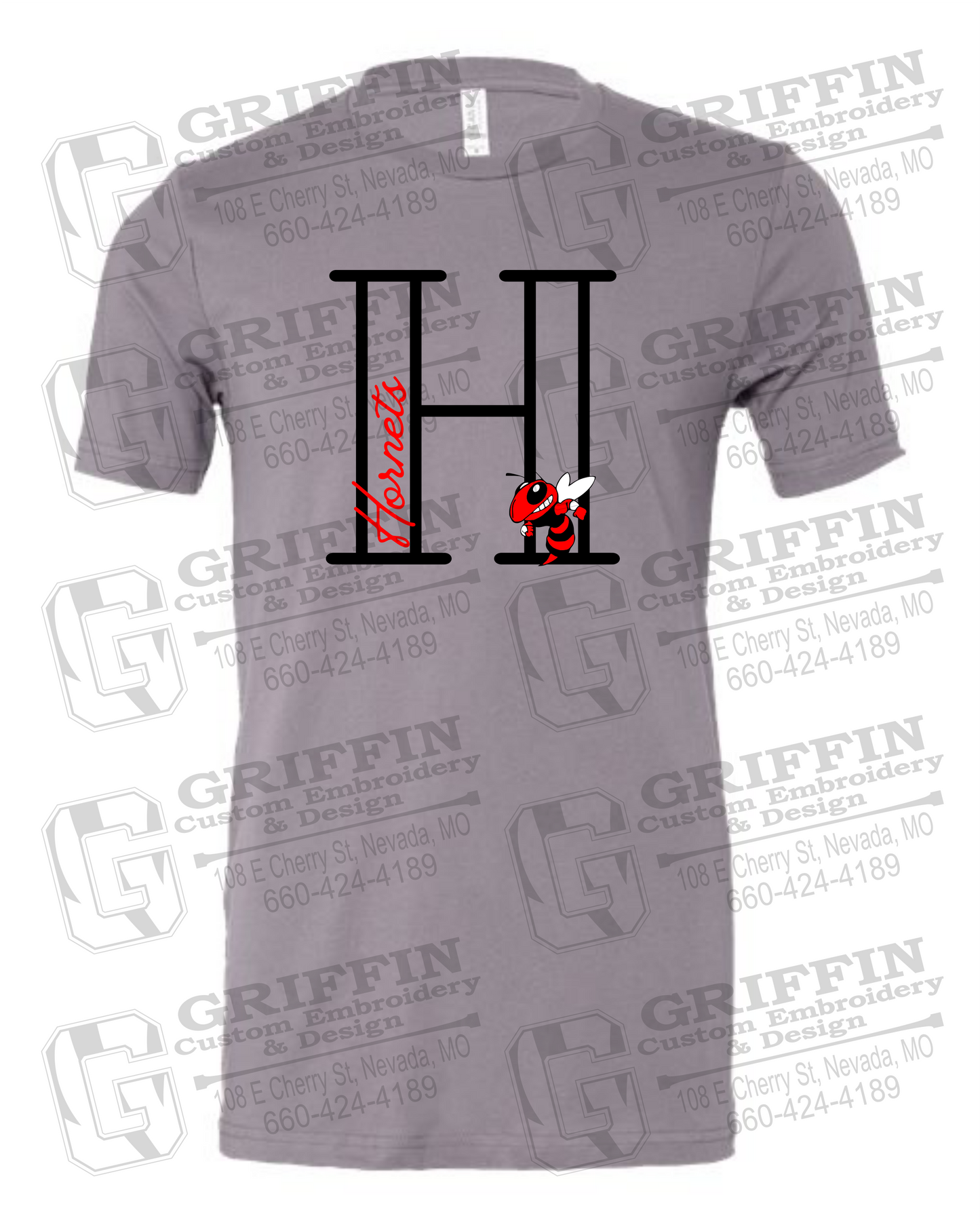 Cotton Short Sleeve T-Shirt - Hume Hornets 24-A
