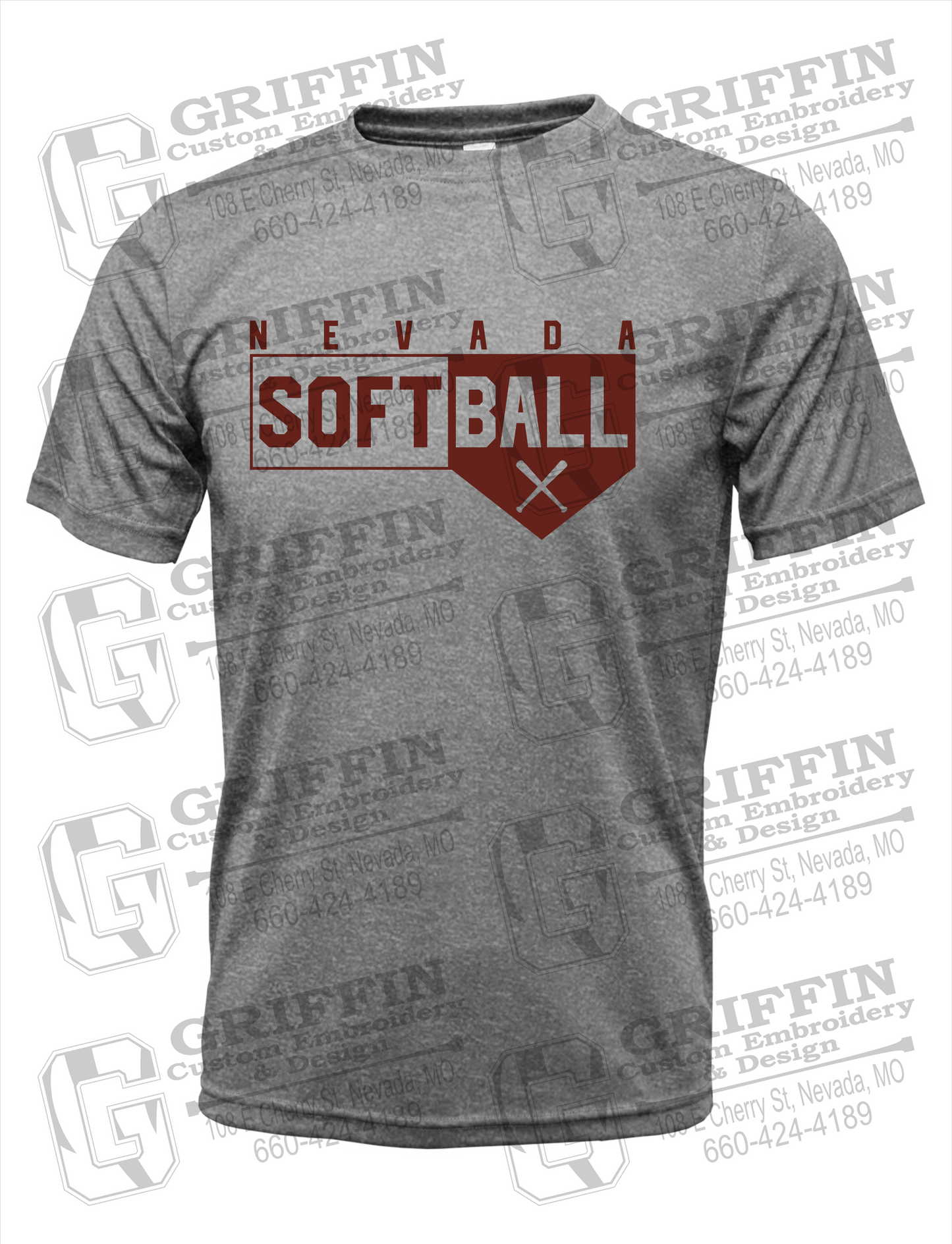 Nevada Tigers 24-B Dry-Fit T-Shirt - Softball