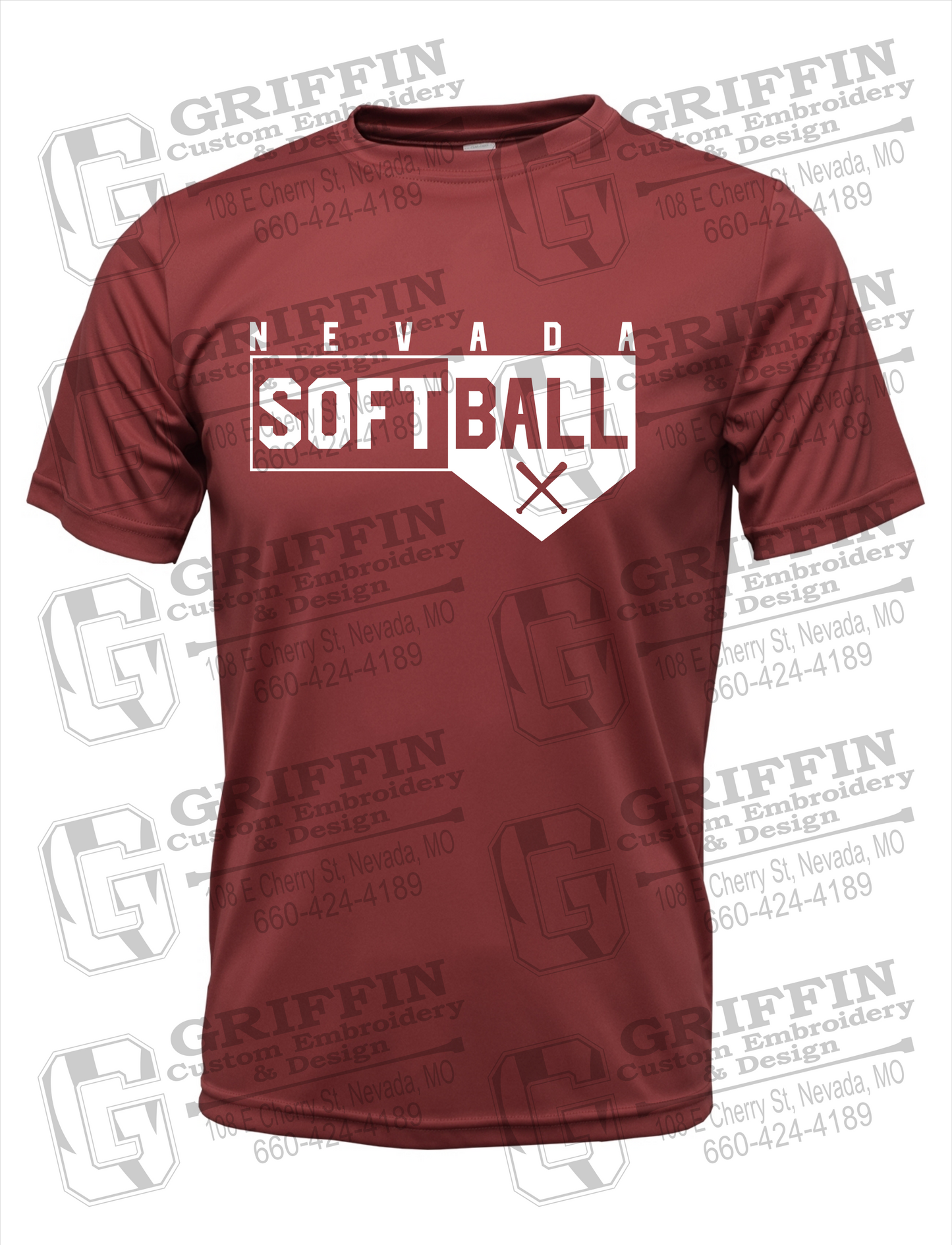 Nevada Tigers 24-B Dry-Fit T-Shirt - Softball